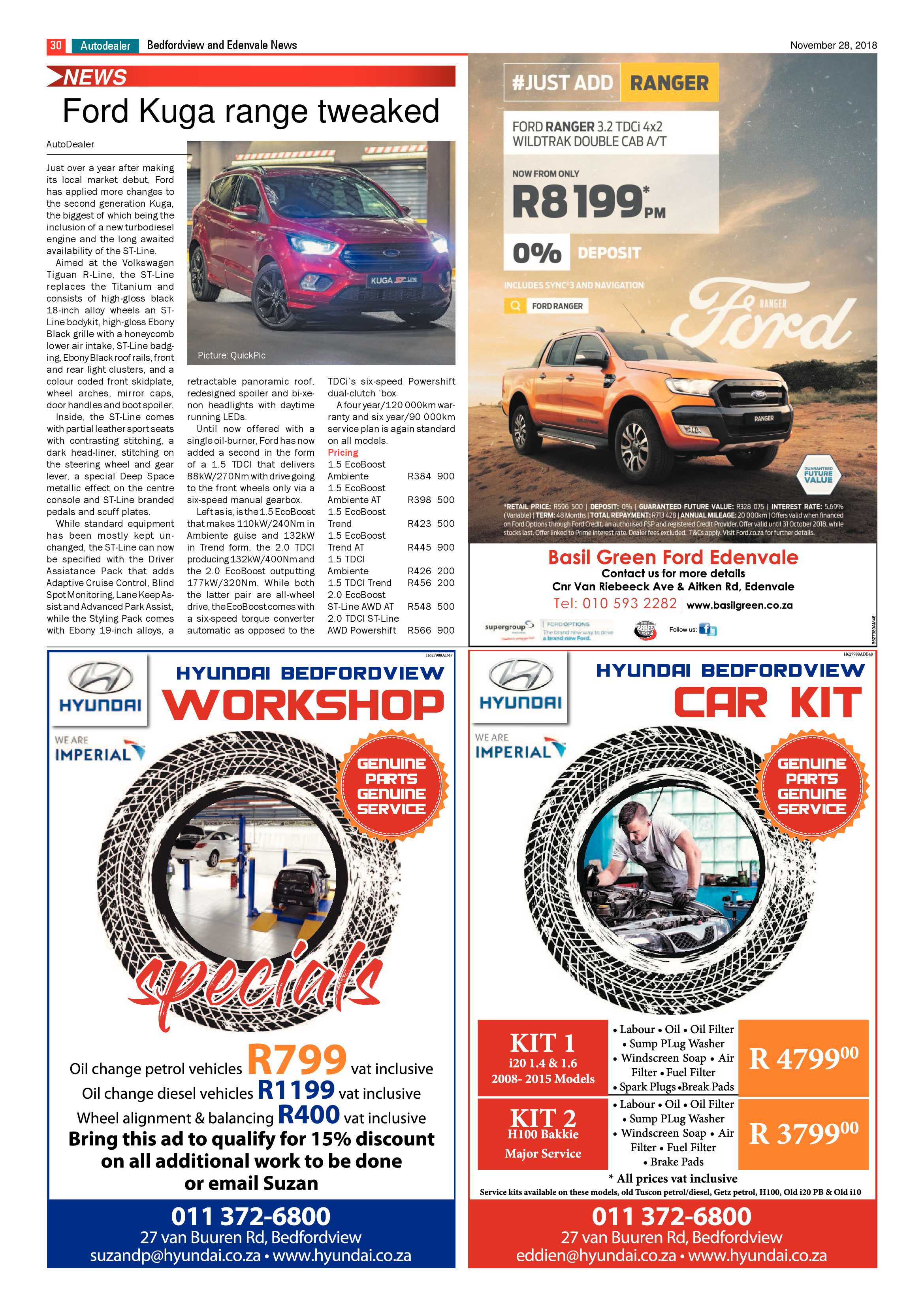 Bedfordview and Edenvale News 28 November 2018 page 30