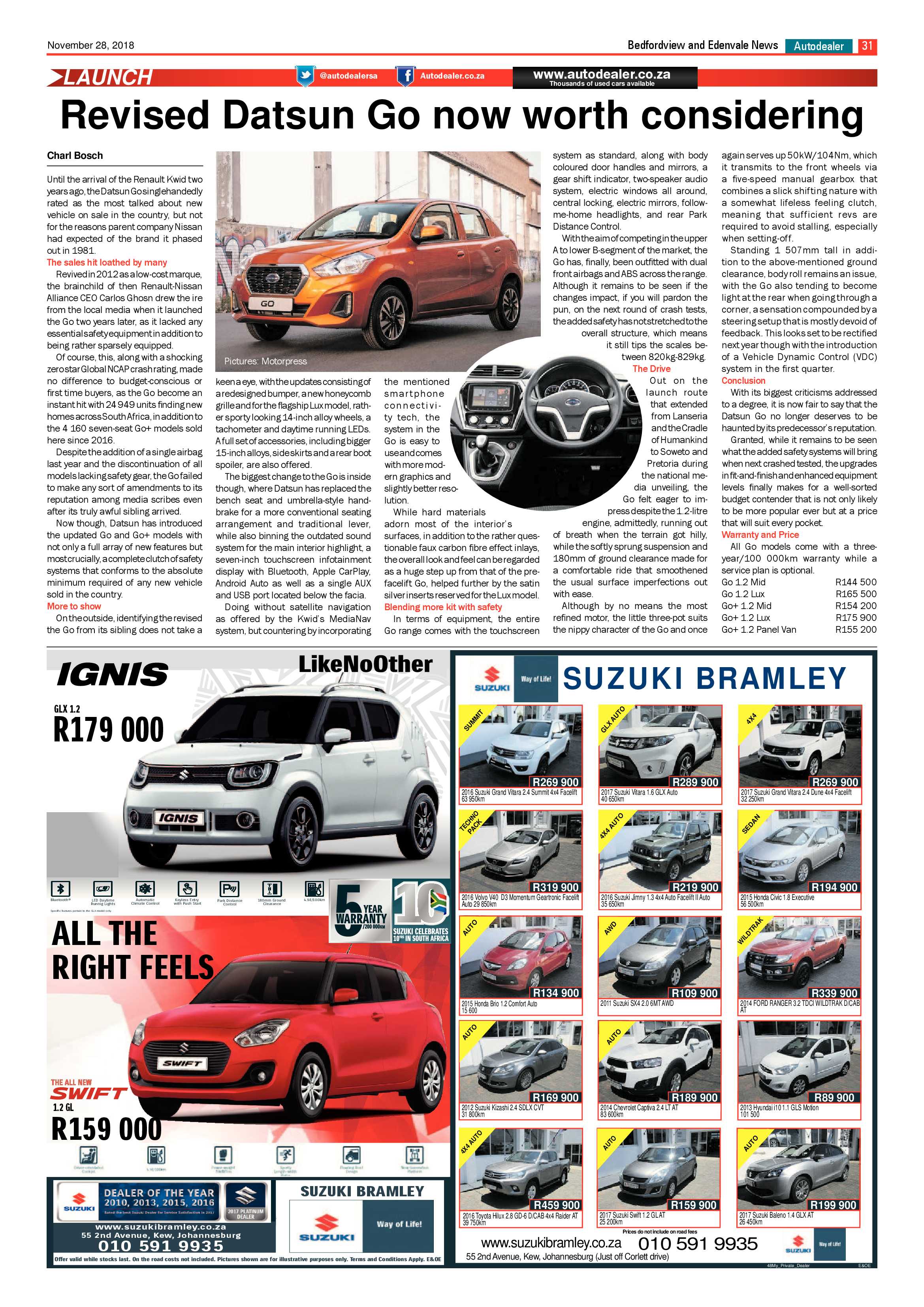 Bedfordview and Edenvale News 28 November 2018 page 31