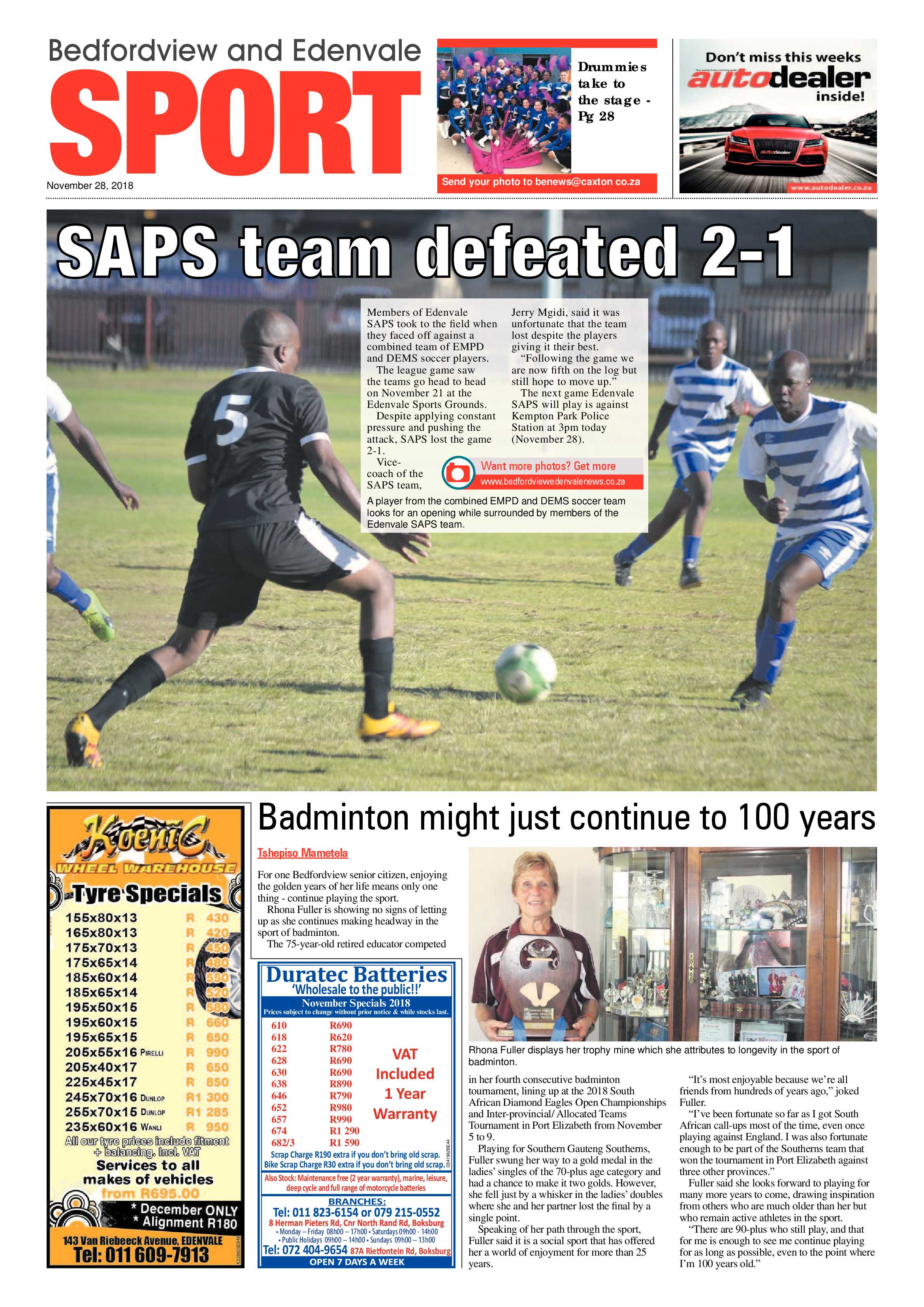 Bedfordview and Edenvale News 28 November 2018 page 32