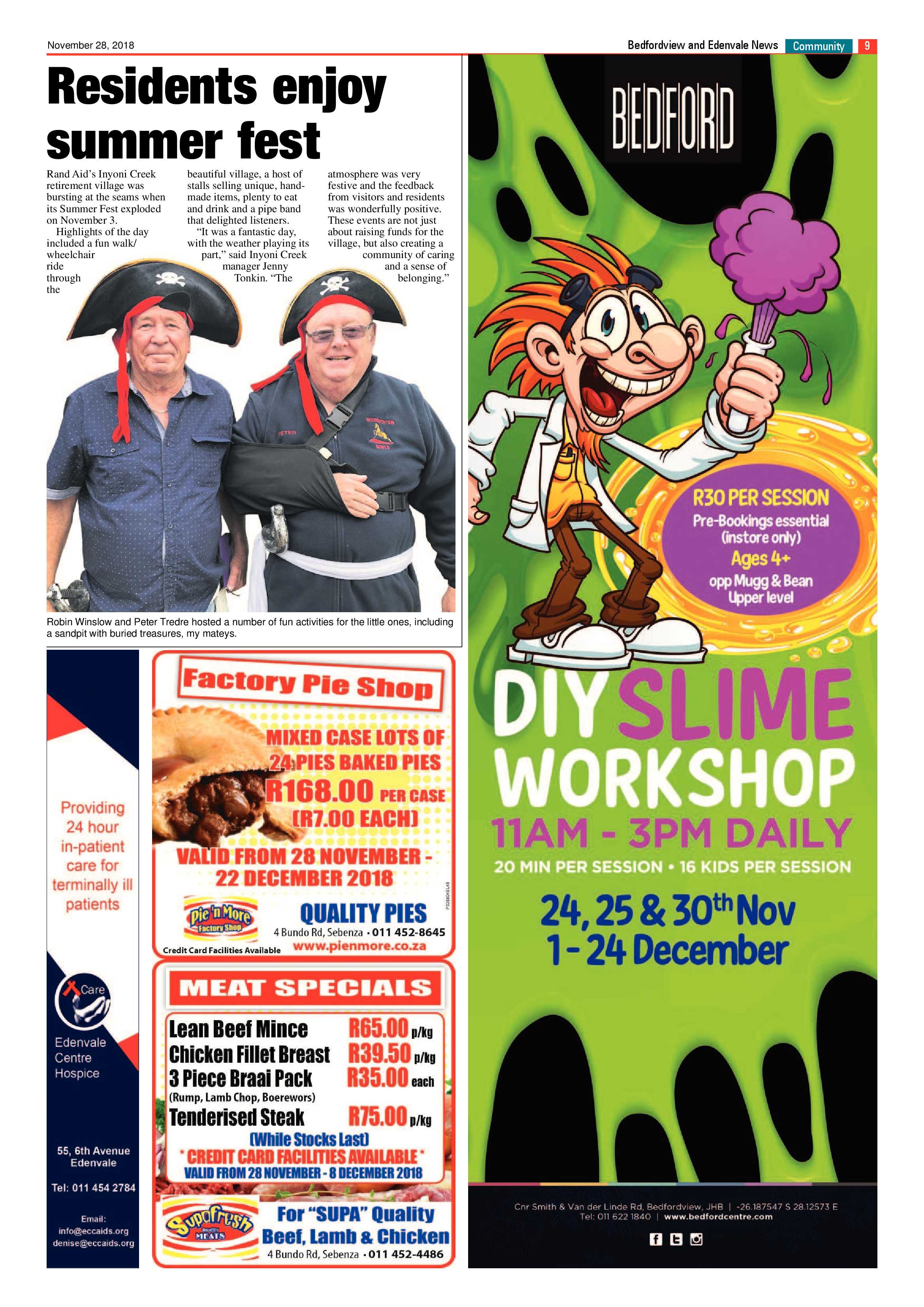 Bedfordview and Edenvale News 28 November 2018 page 9