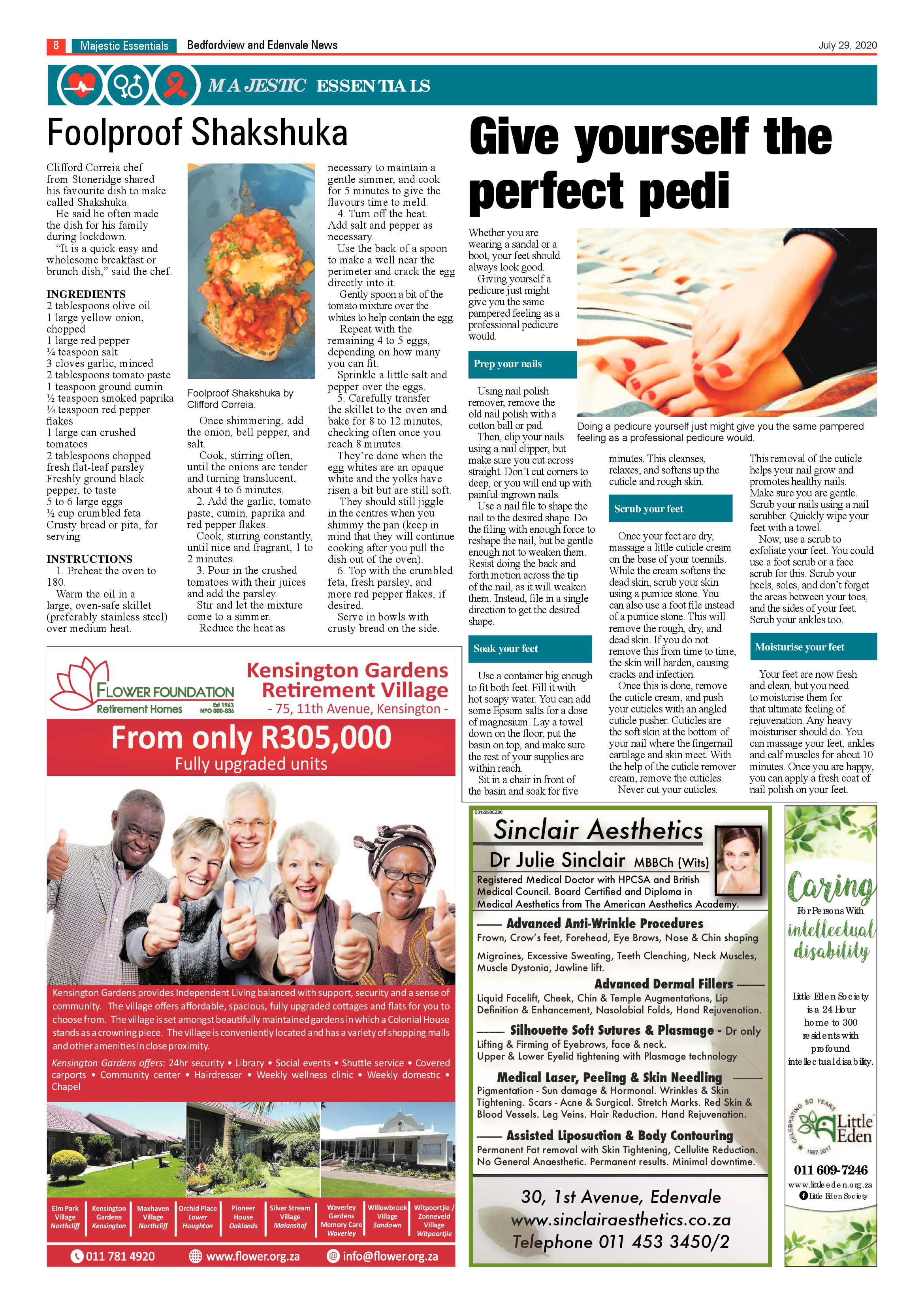 Bedfordview and Edenvale News 29 July 2020 page 8