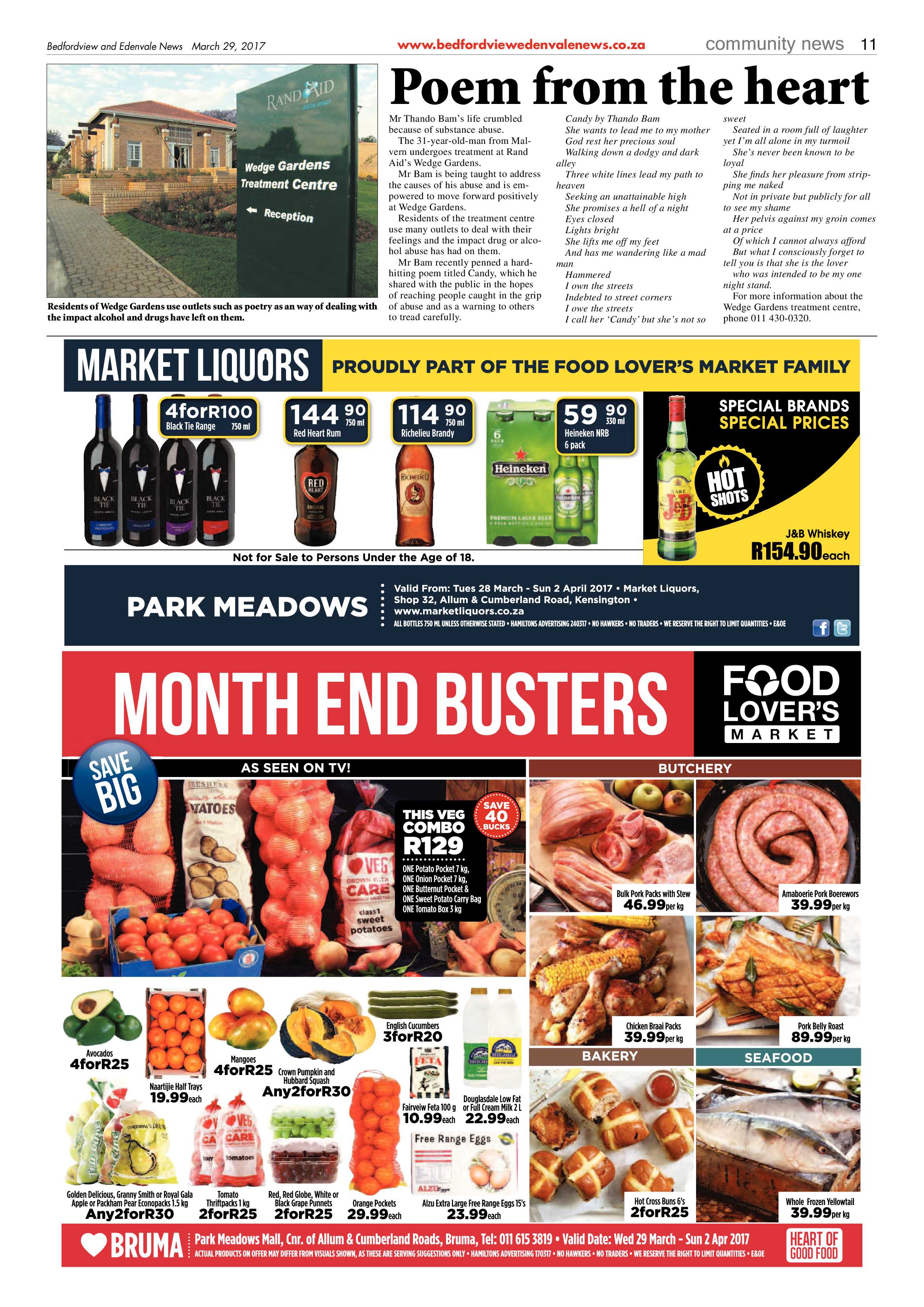 Bedfordview and Edenvale News 29 March 2017 page 11