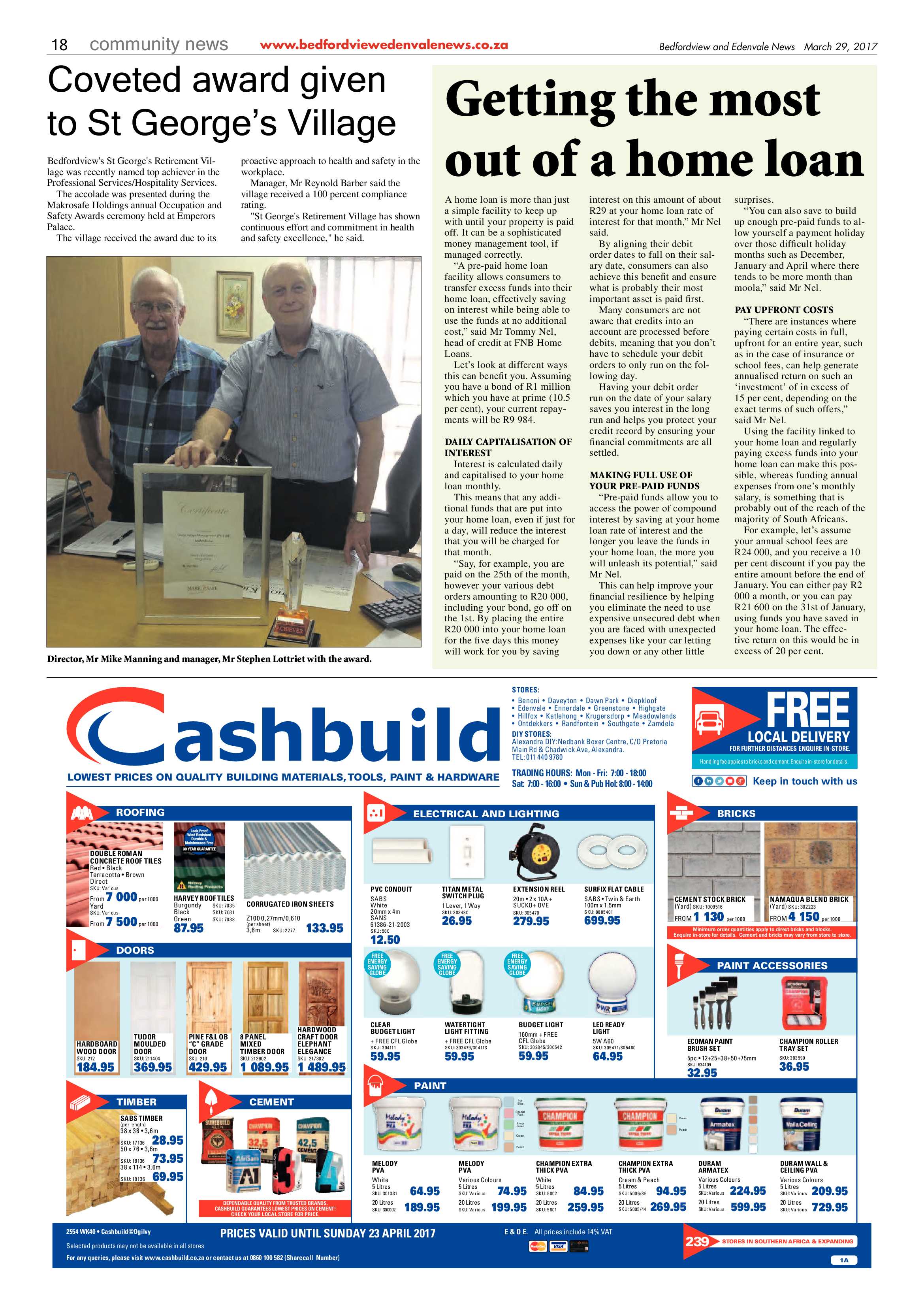 Bedfordview and Edenvale News 29 March 2017 page 18