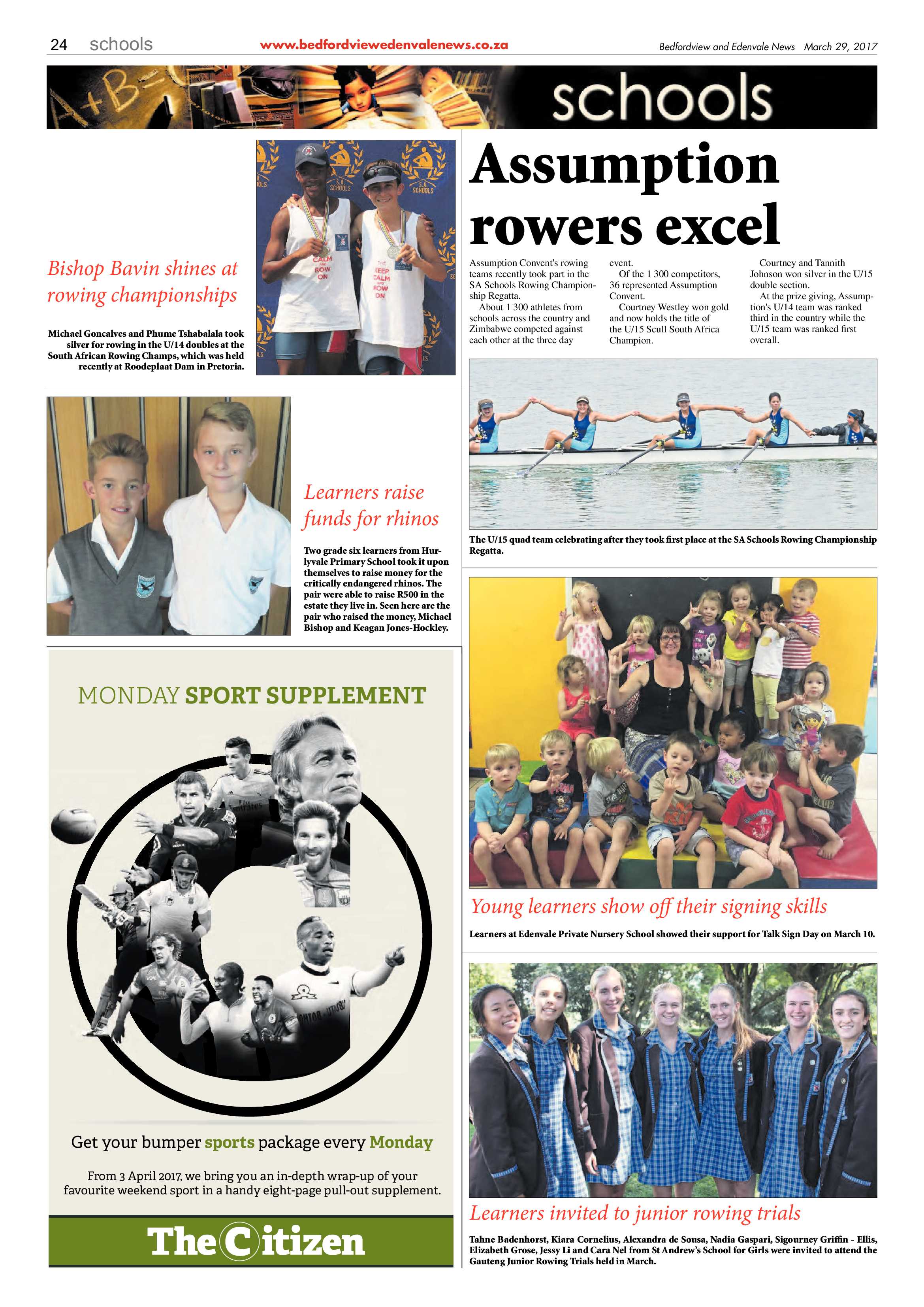 Bedfordview and Edenvale News 29 March 2017 page 24