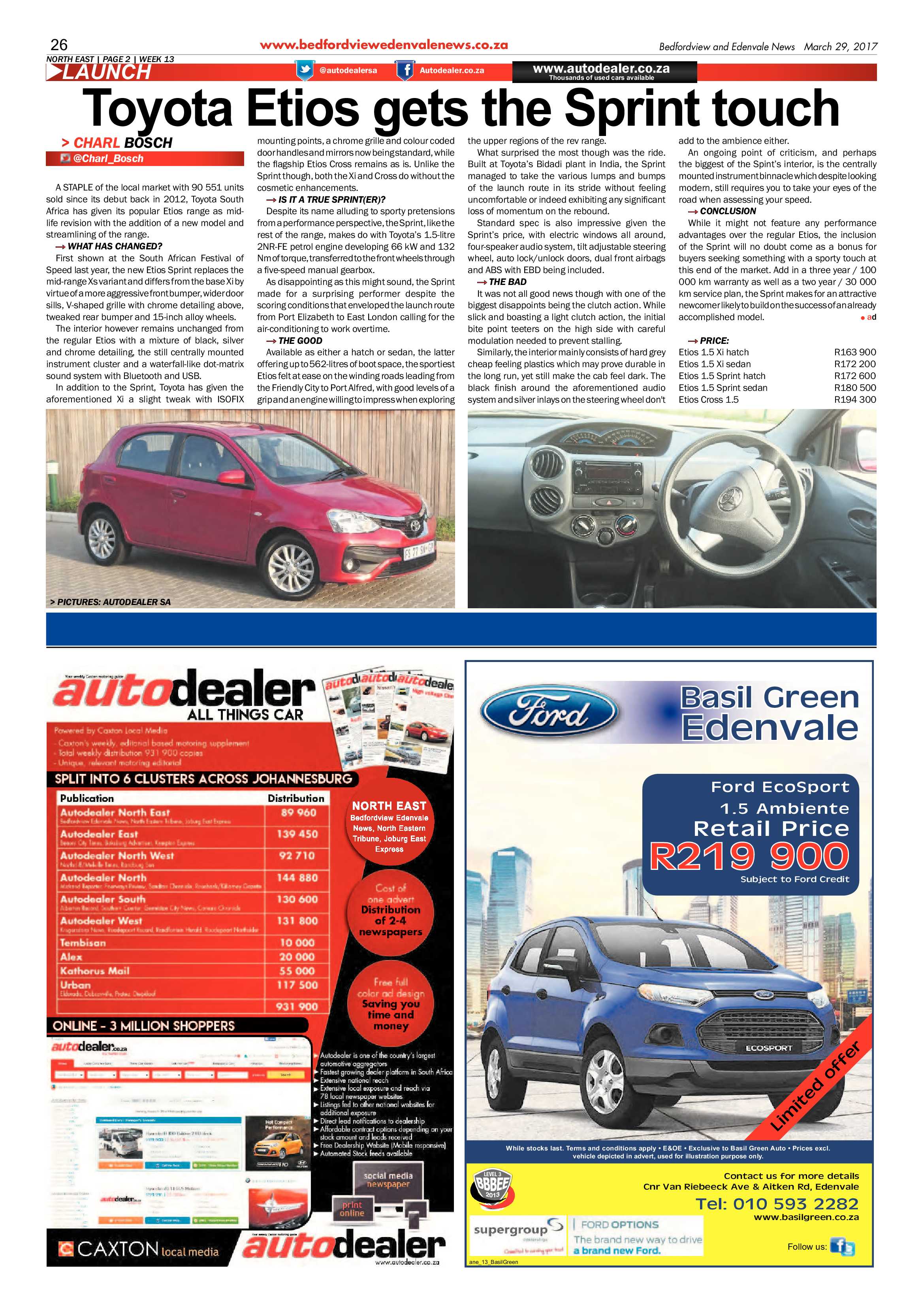 Bedfordview and Edenvale News 29 March 2017 page 26
