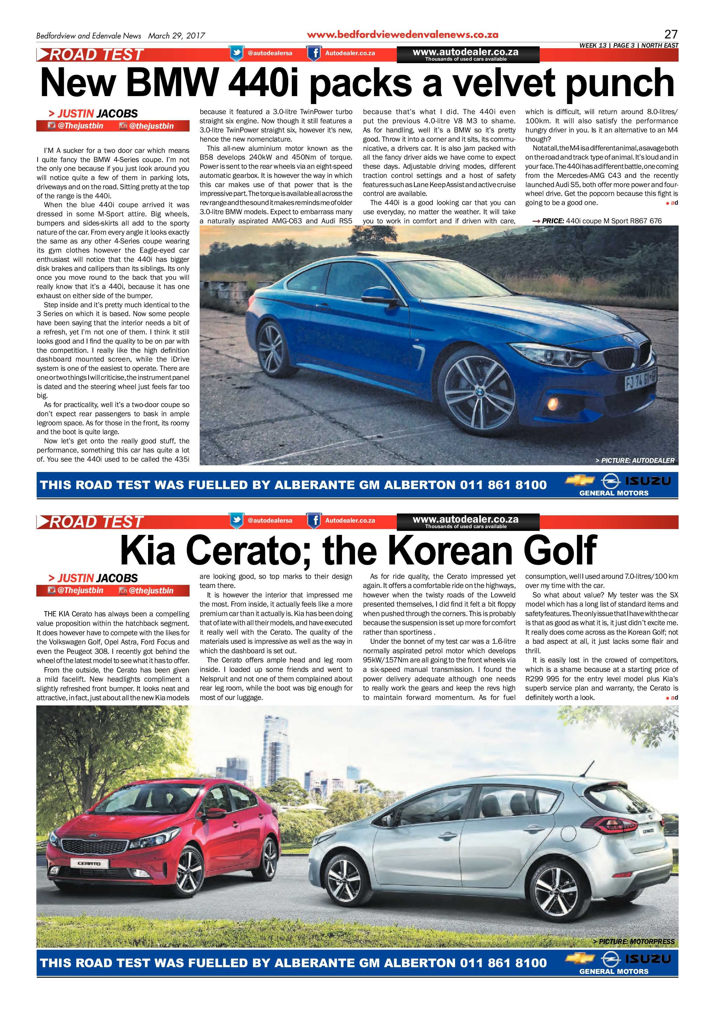 Bedfordview and Edenvale News 29 March 2017 page 27