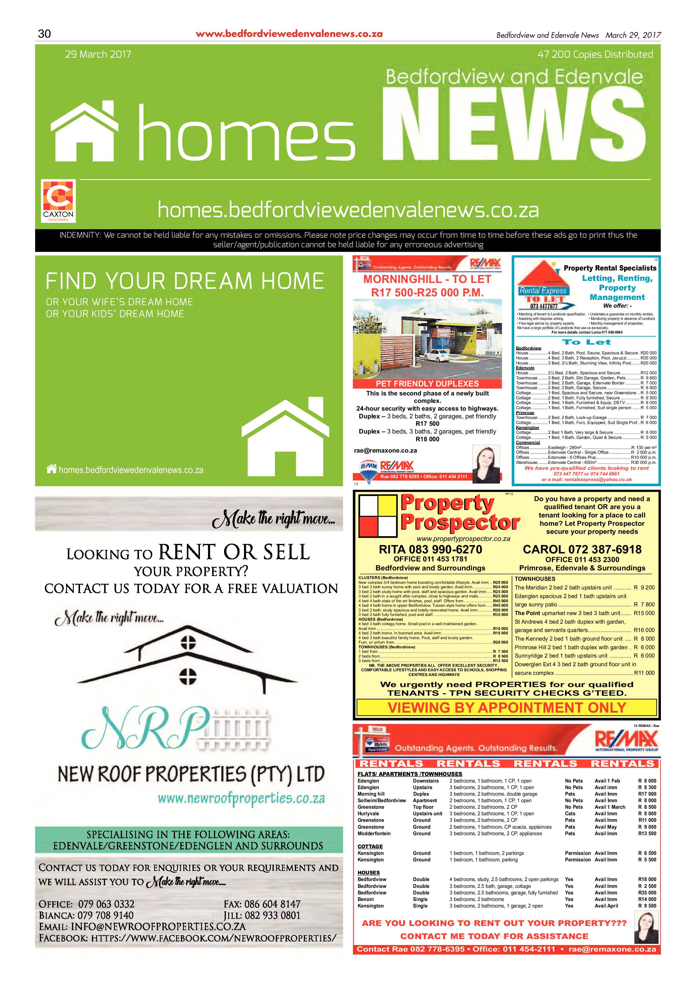 Bedfordview and Edenvale News 29 March 2017 page 30