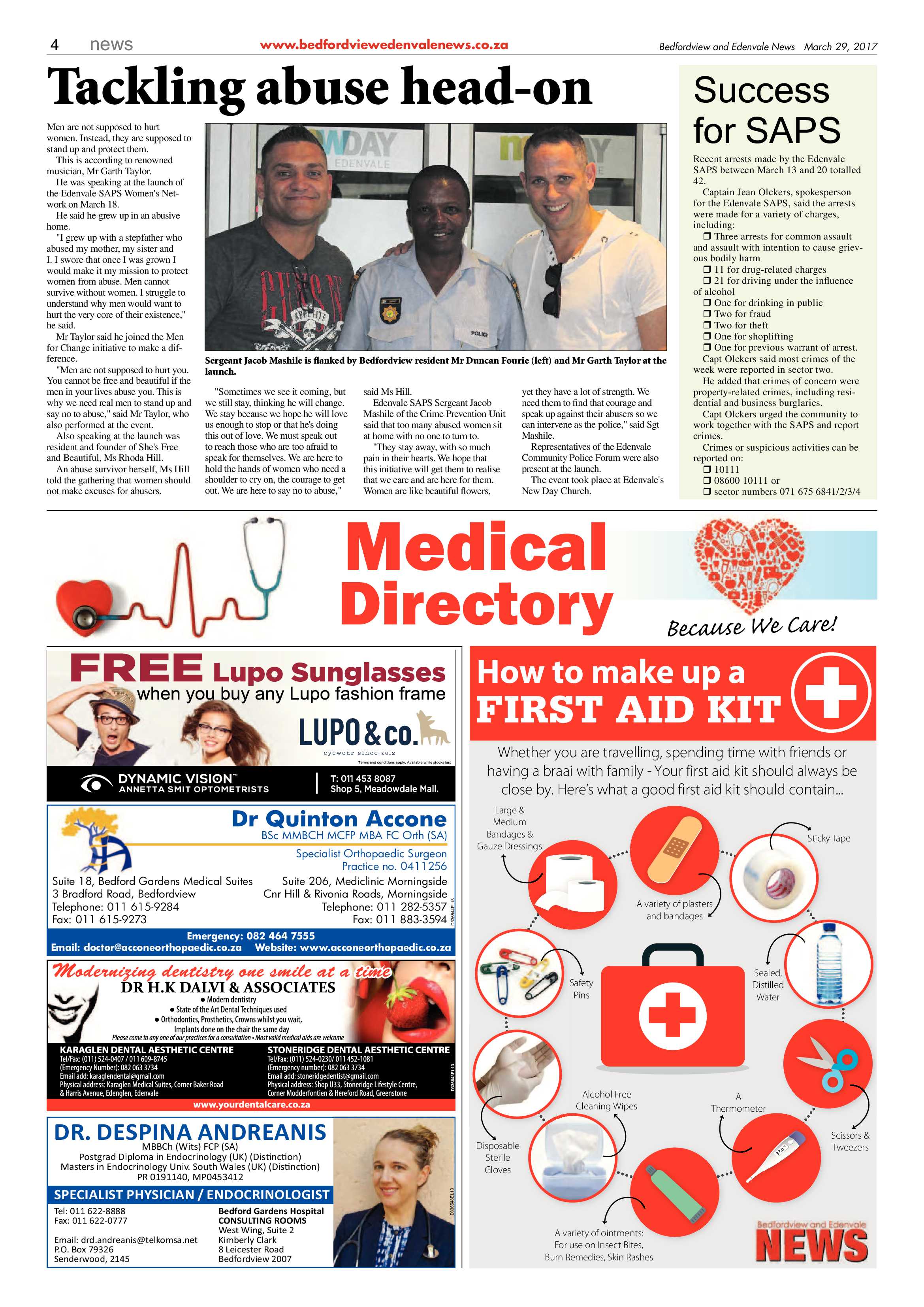 Bedfordview and Edenvale News 29 March 2017 page 4