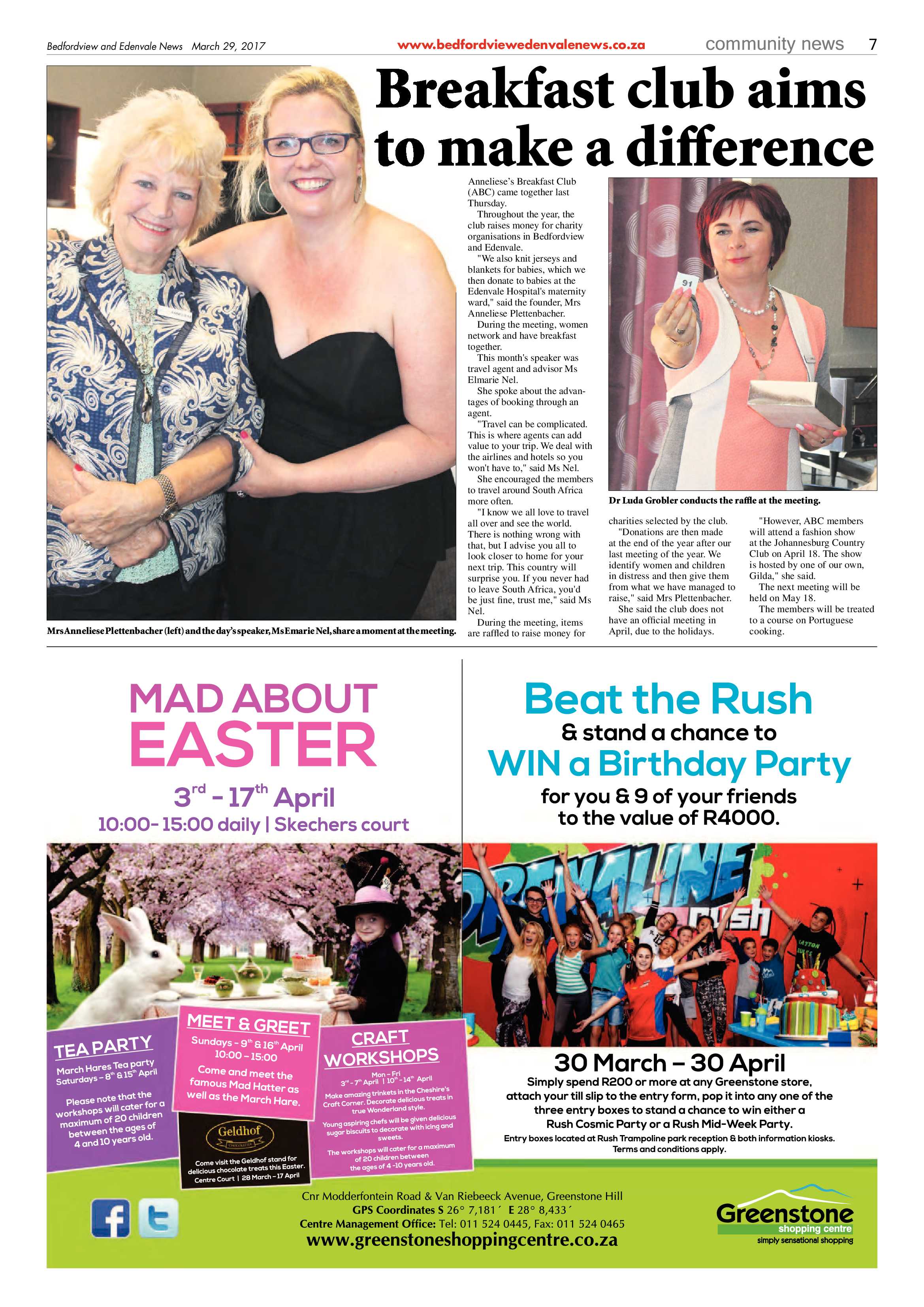 Bedfordview and Edenvale News 29 March 2017 page 7