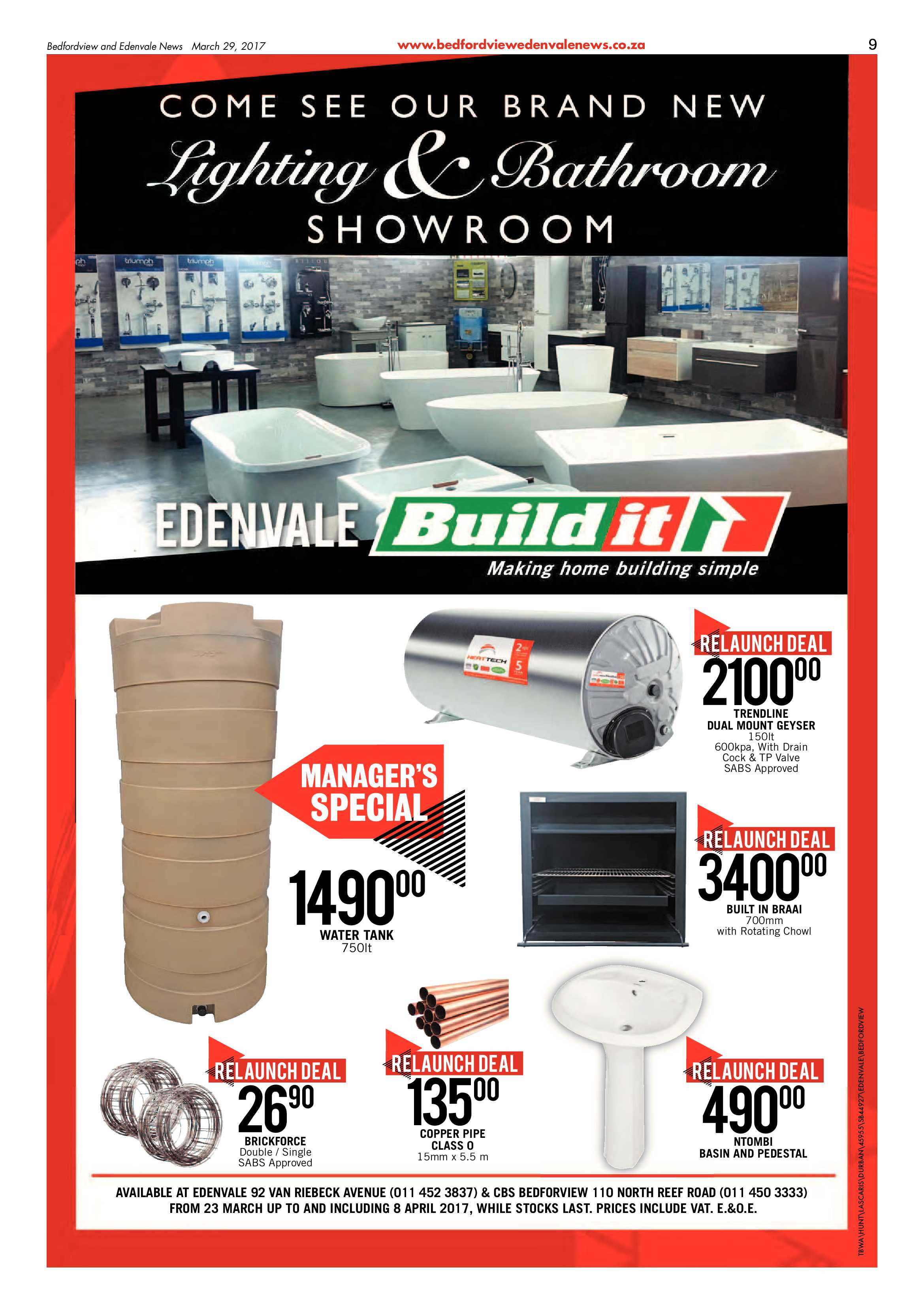 Bedfordview and Edenvale News 29 March 2017 page 9