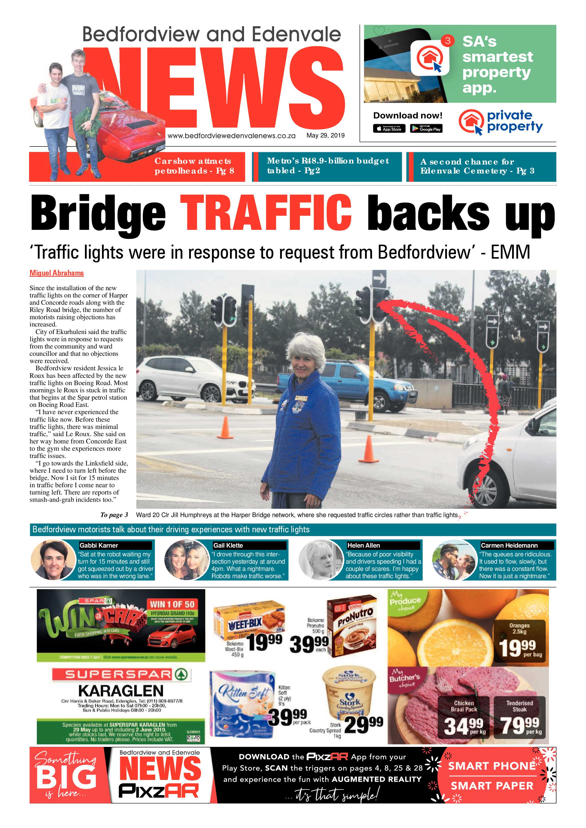 Bedfordview and Edenvale News 29 May 2019 page 1