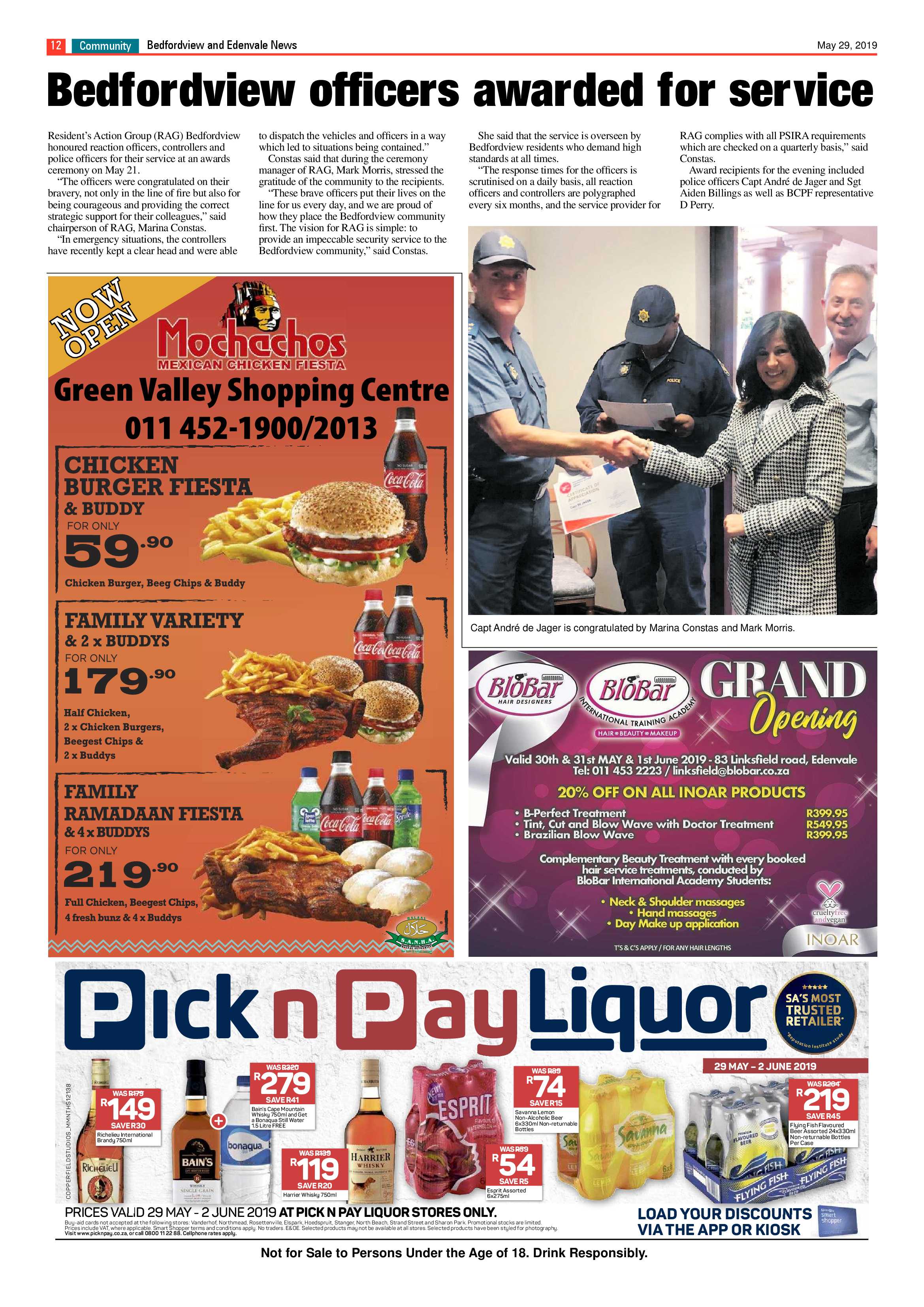 Bedfordview and Edenvale News 29 May 2019 page 12