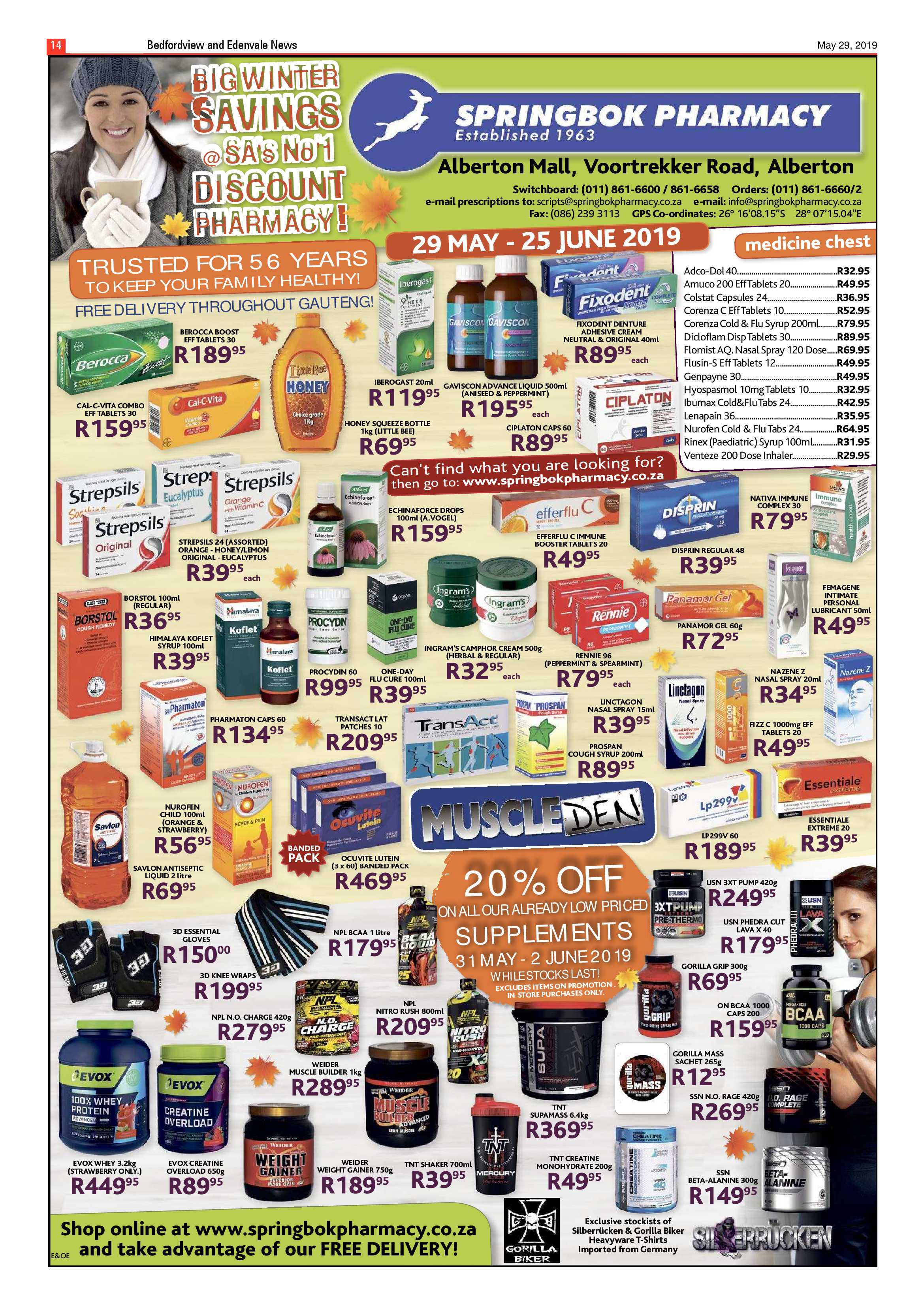 Bedfordview and Edenvale News 29 May 2019 page 14