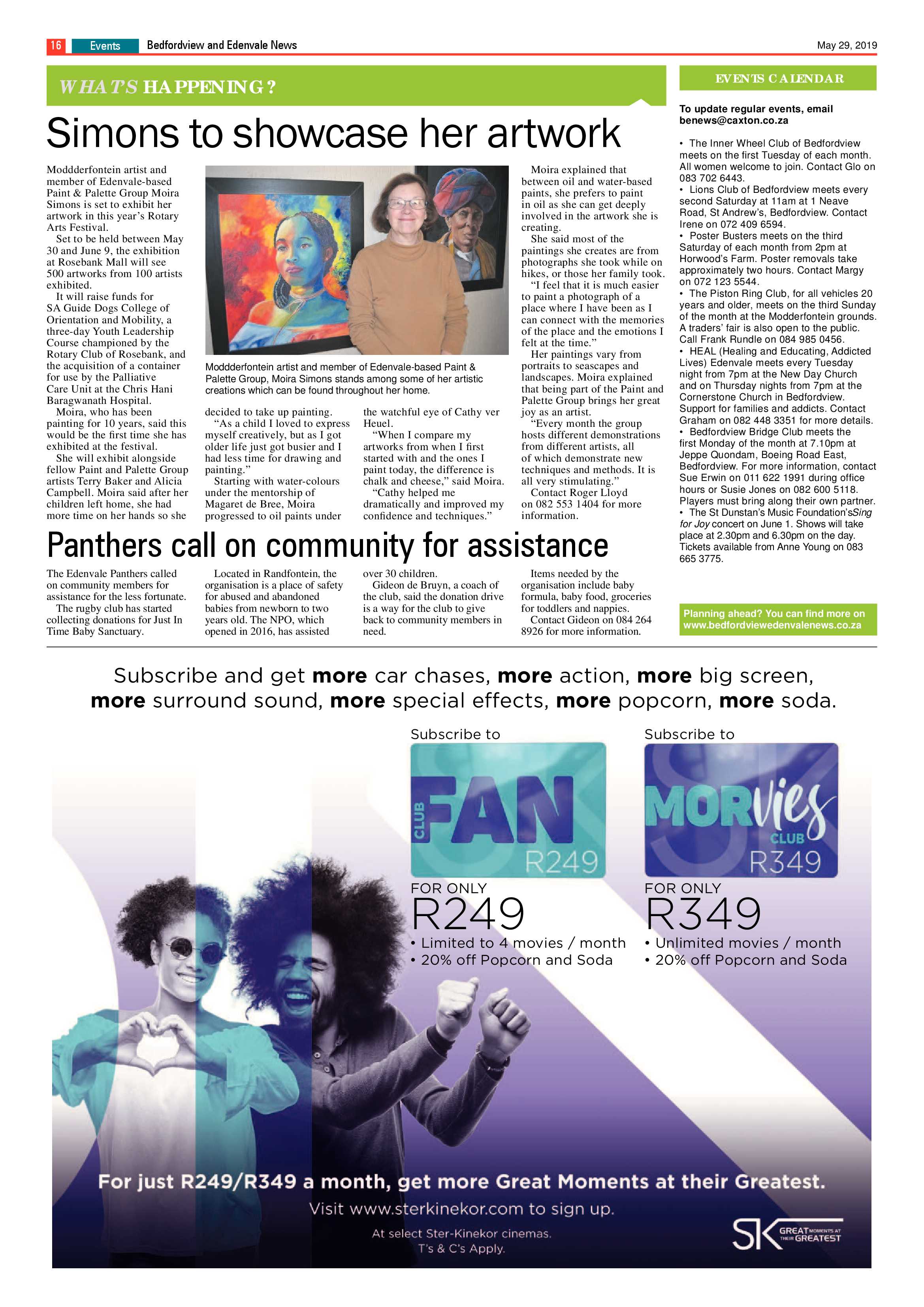 Bedfordview and Edenvale News 29 May 2019 page 16