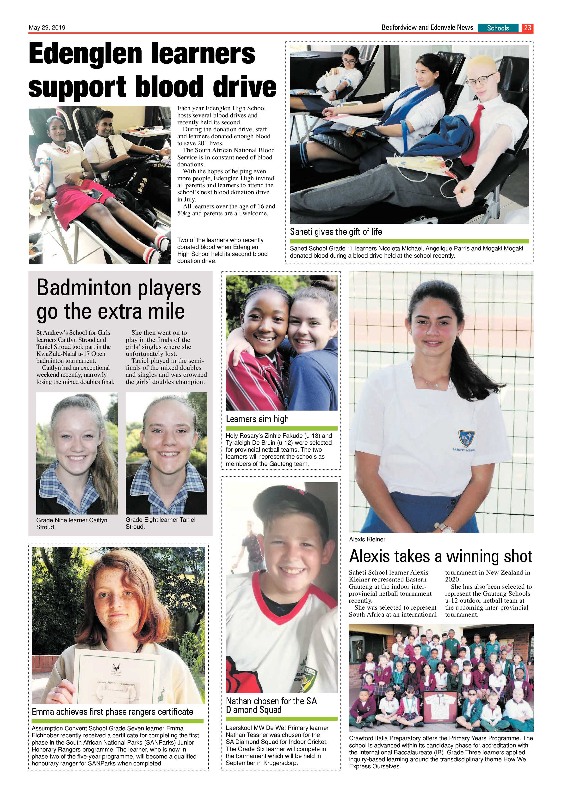 Bedfordview and Edenvale News 29 May 2019 page 23
