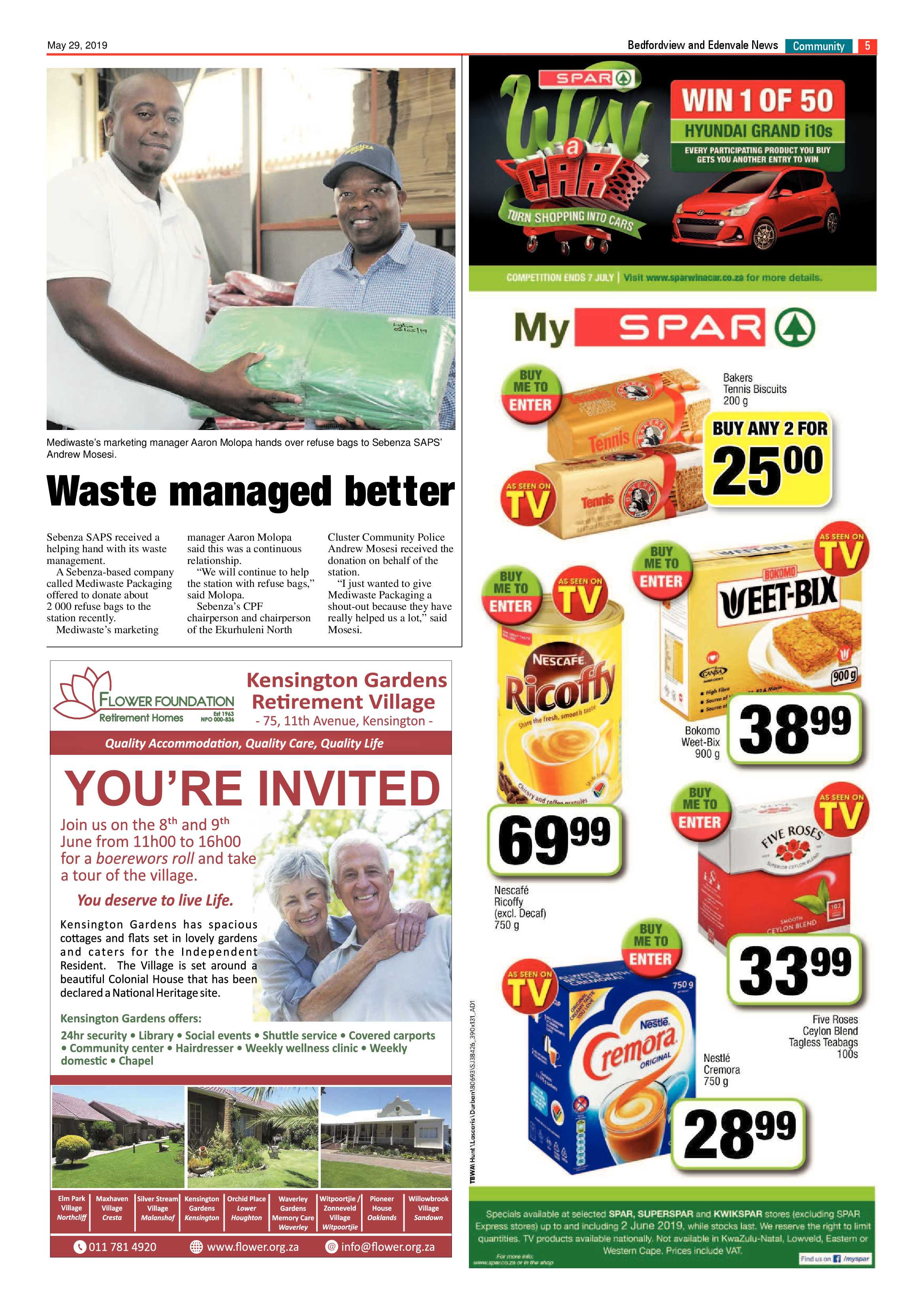 Bedfordview and Edenvale News 29 May 2019 page 5