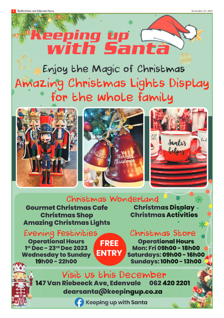 Bedfordview and Edenvale News 29 December 2023 page 4