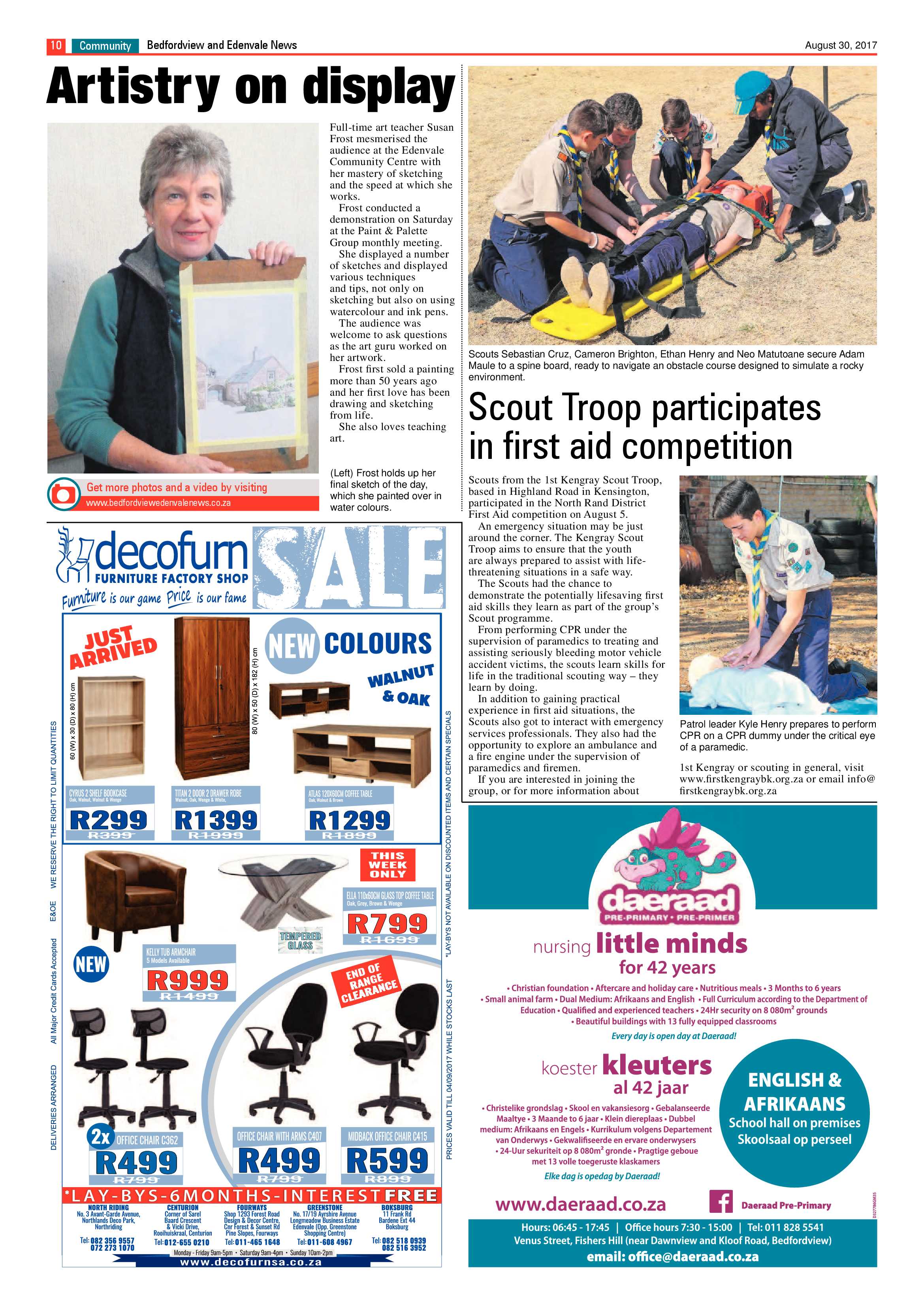 Bedfordview and Edenvale News 30 August 2017 page 10