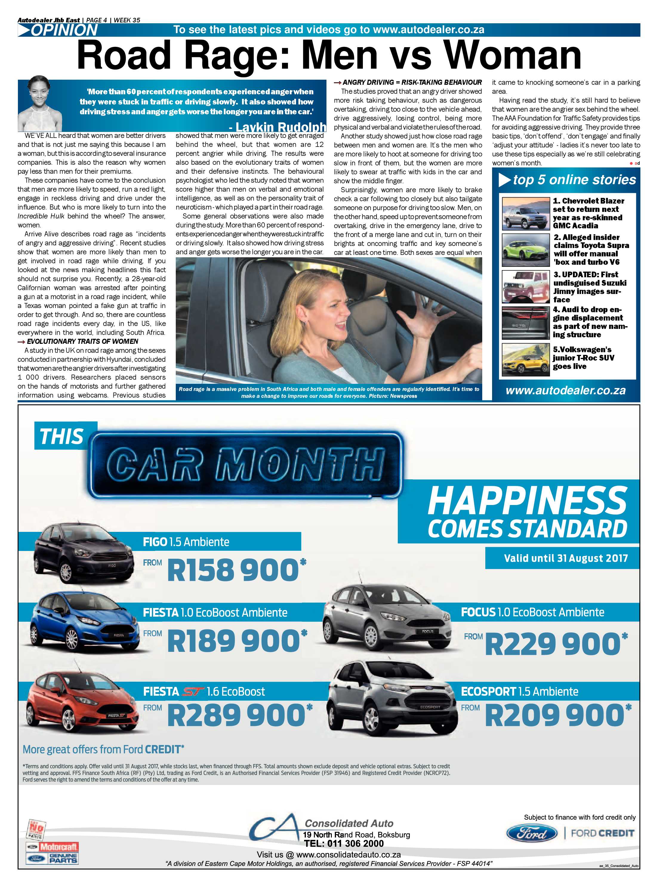 Bedfordview and Edenvale News 30 August 2017 page 28