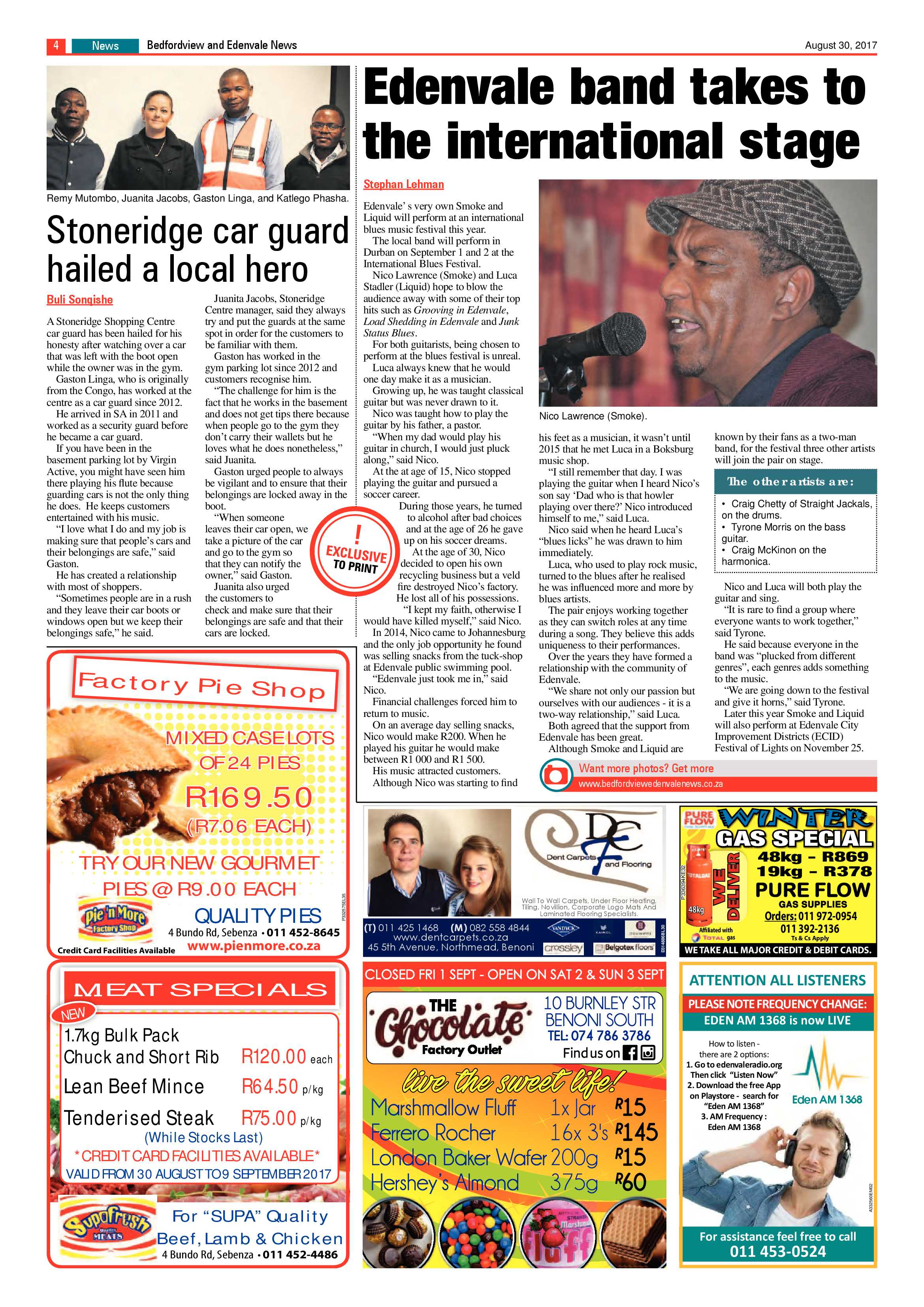 Bedfordview and Edenvale News 30 August 2017 page 4