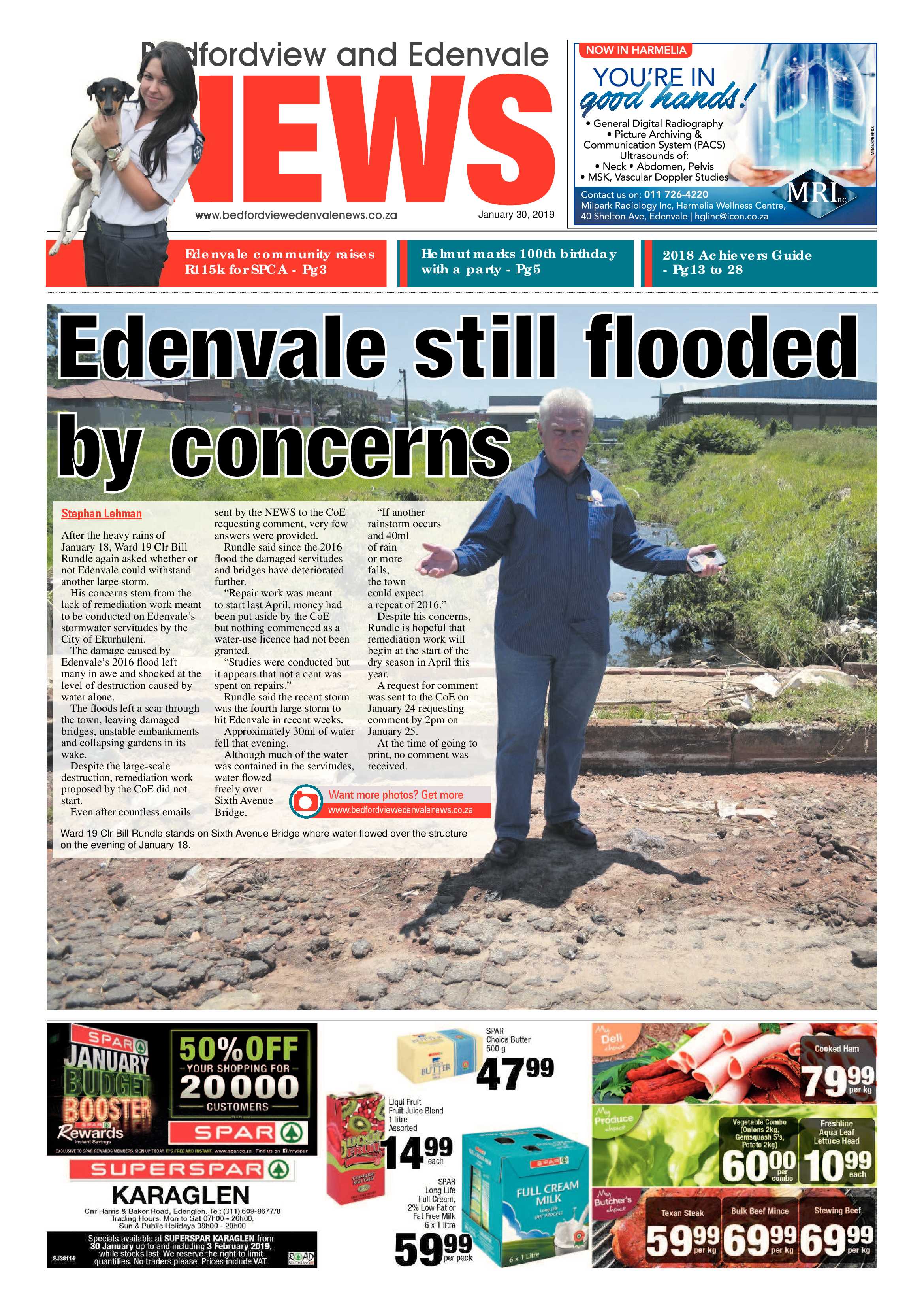 Bedfordview and Edenvale News 30 January 2019 page 1