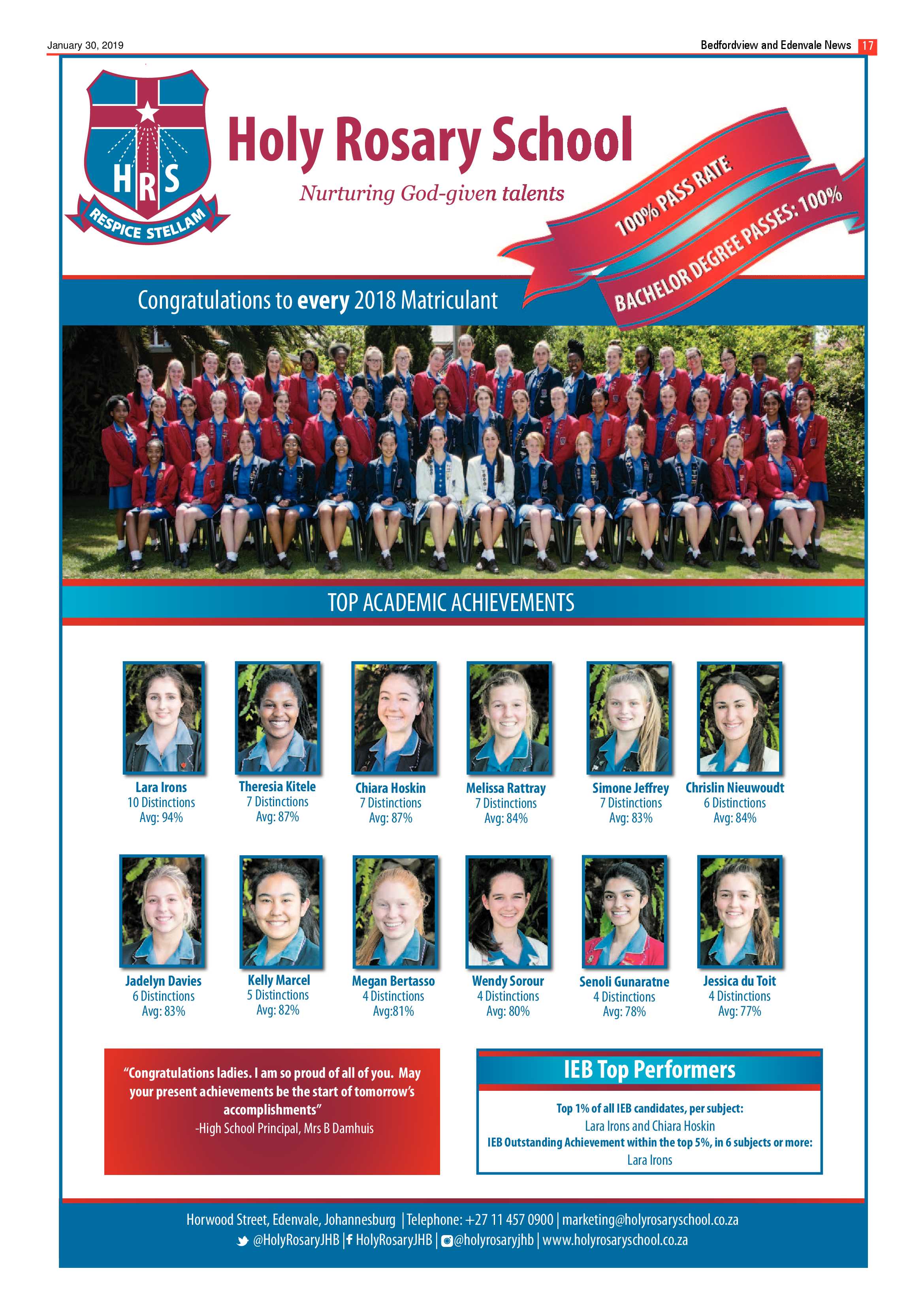 Bedfordview and Edenvale News 30 January 2019 page 17