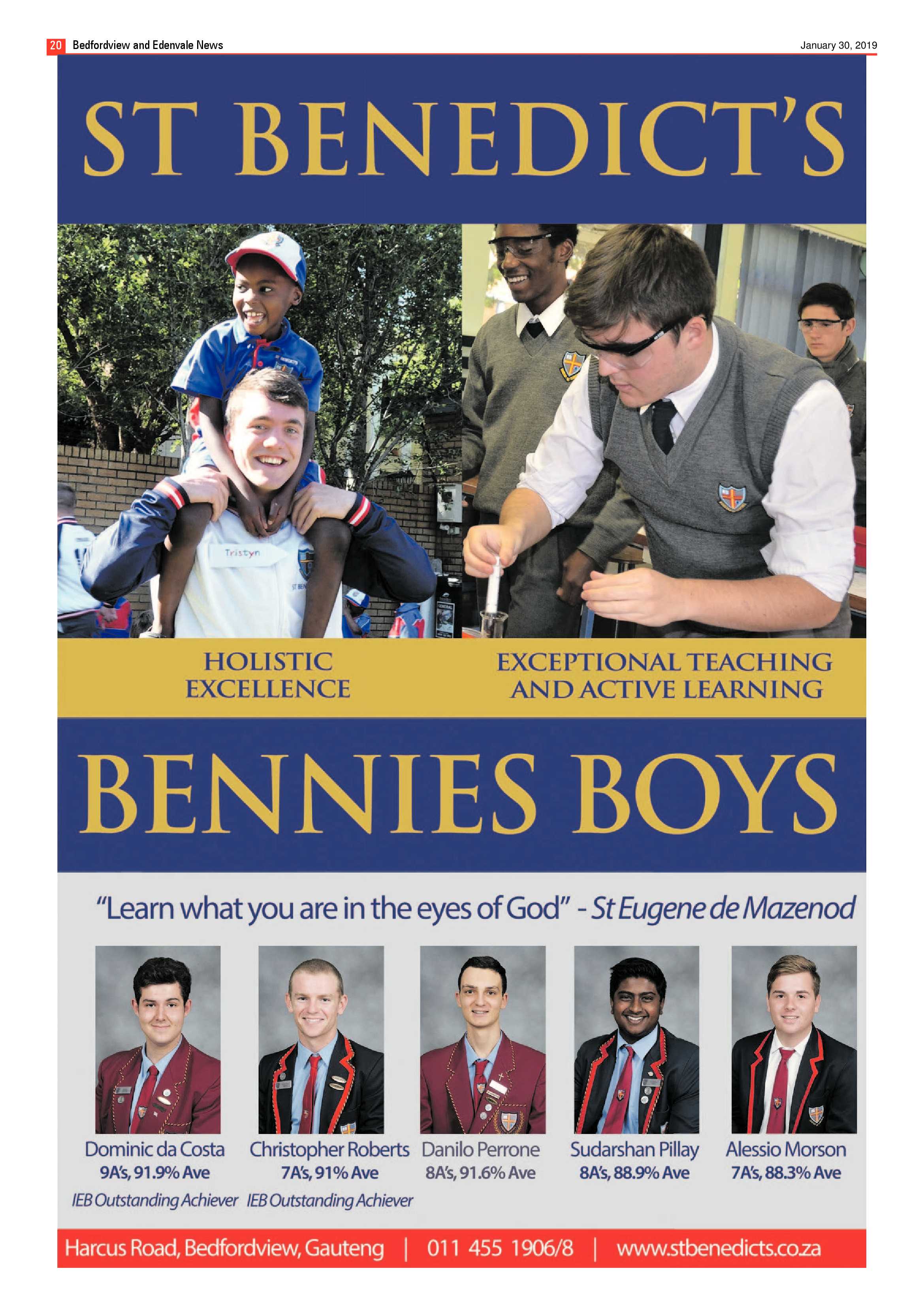 Bedfordview and Edenvale News 30 January 2019 page 20