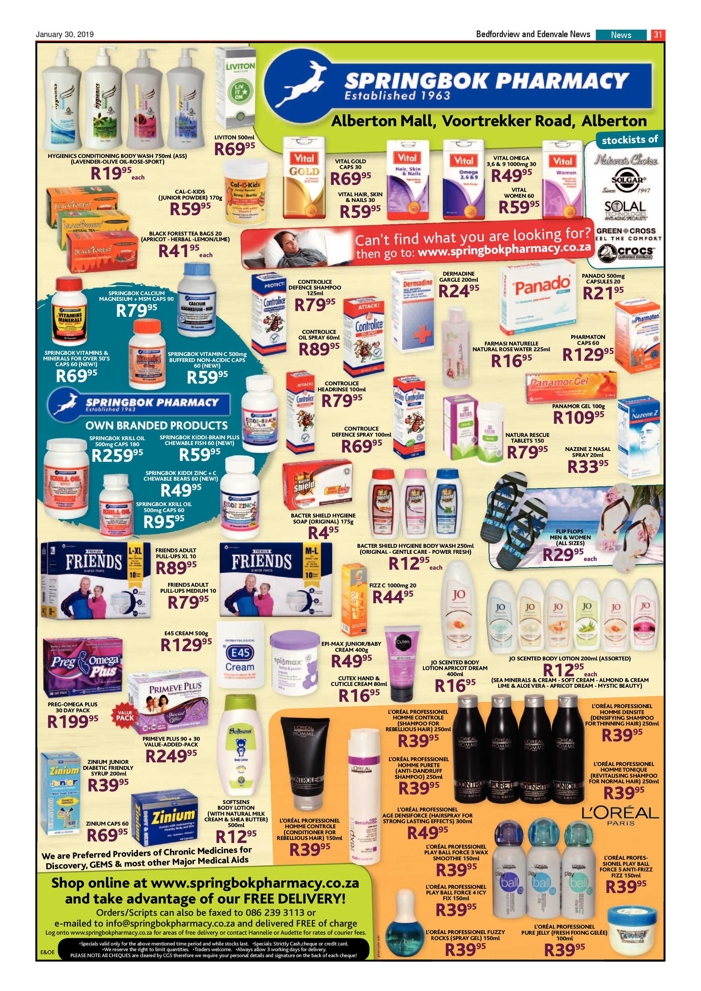 Bedfordview and Edenvale News 30 January 2019 page 31