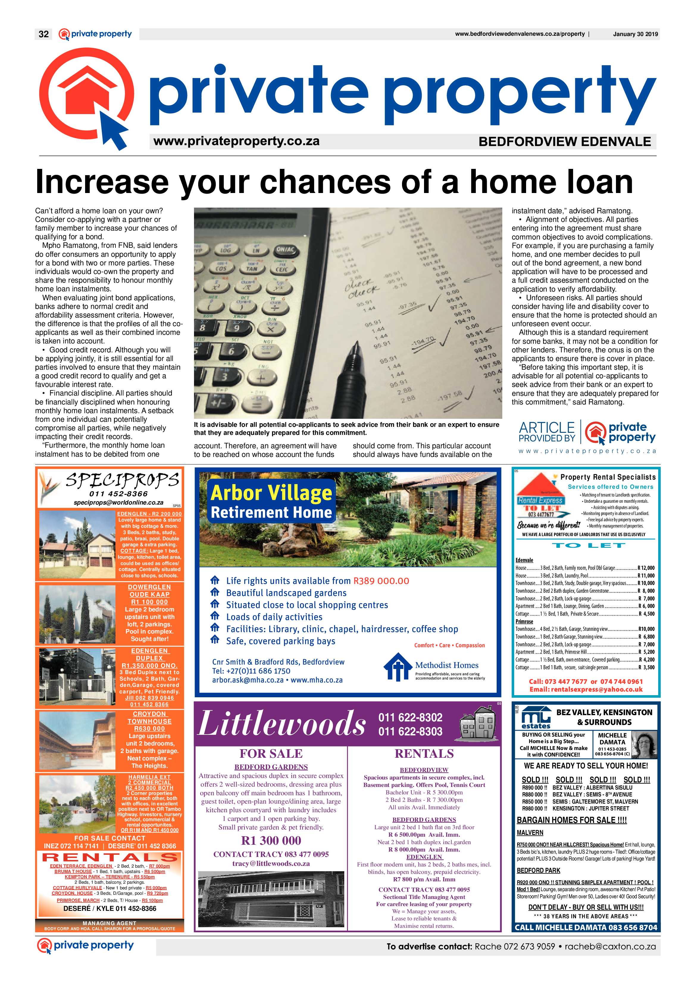 Bedfordview and Edenvale News 30 January 2019 page 32