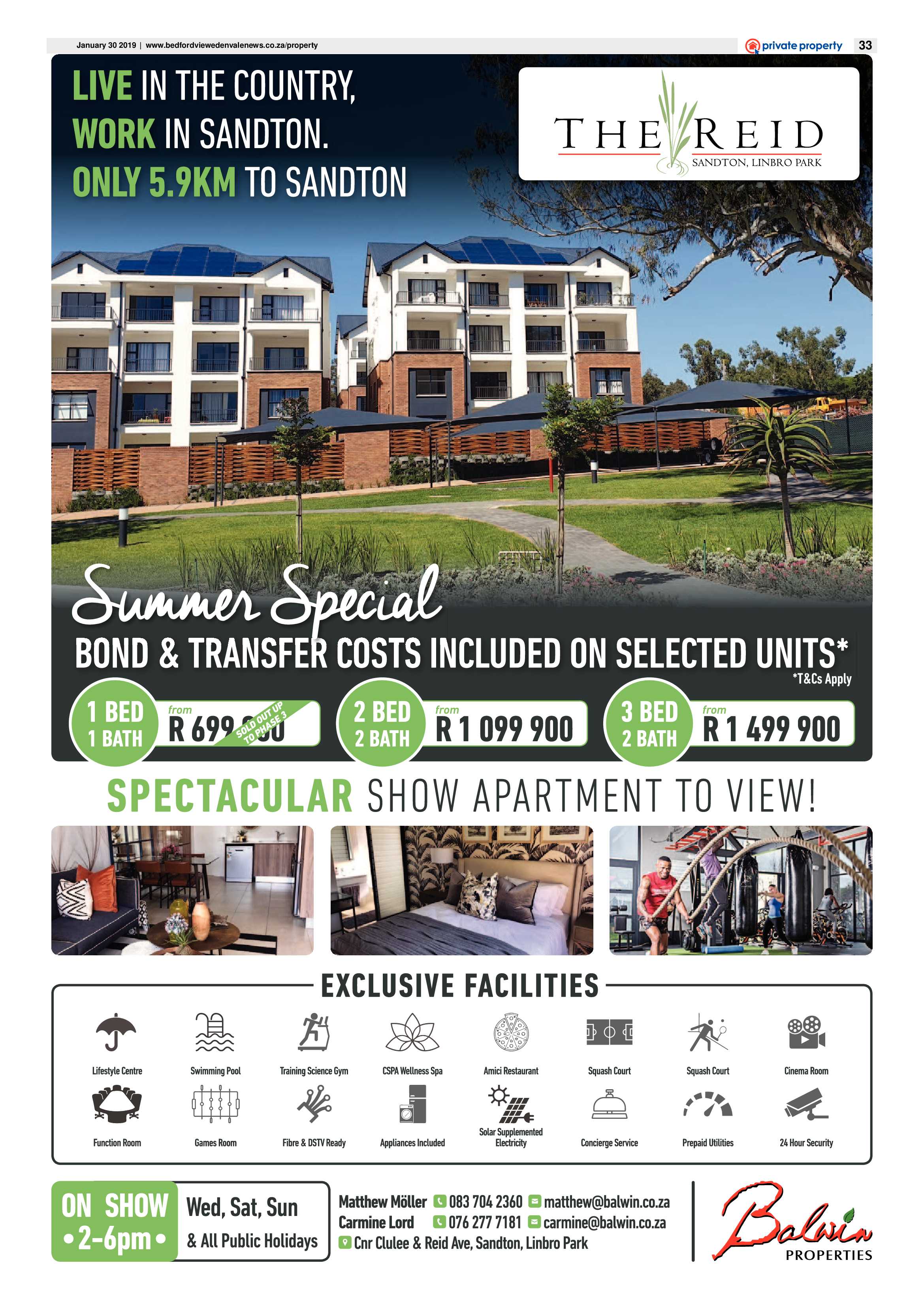 Bedfordview and Edenvale News 30 January 2019 page 33