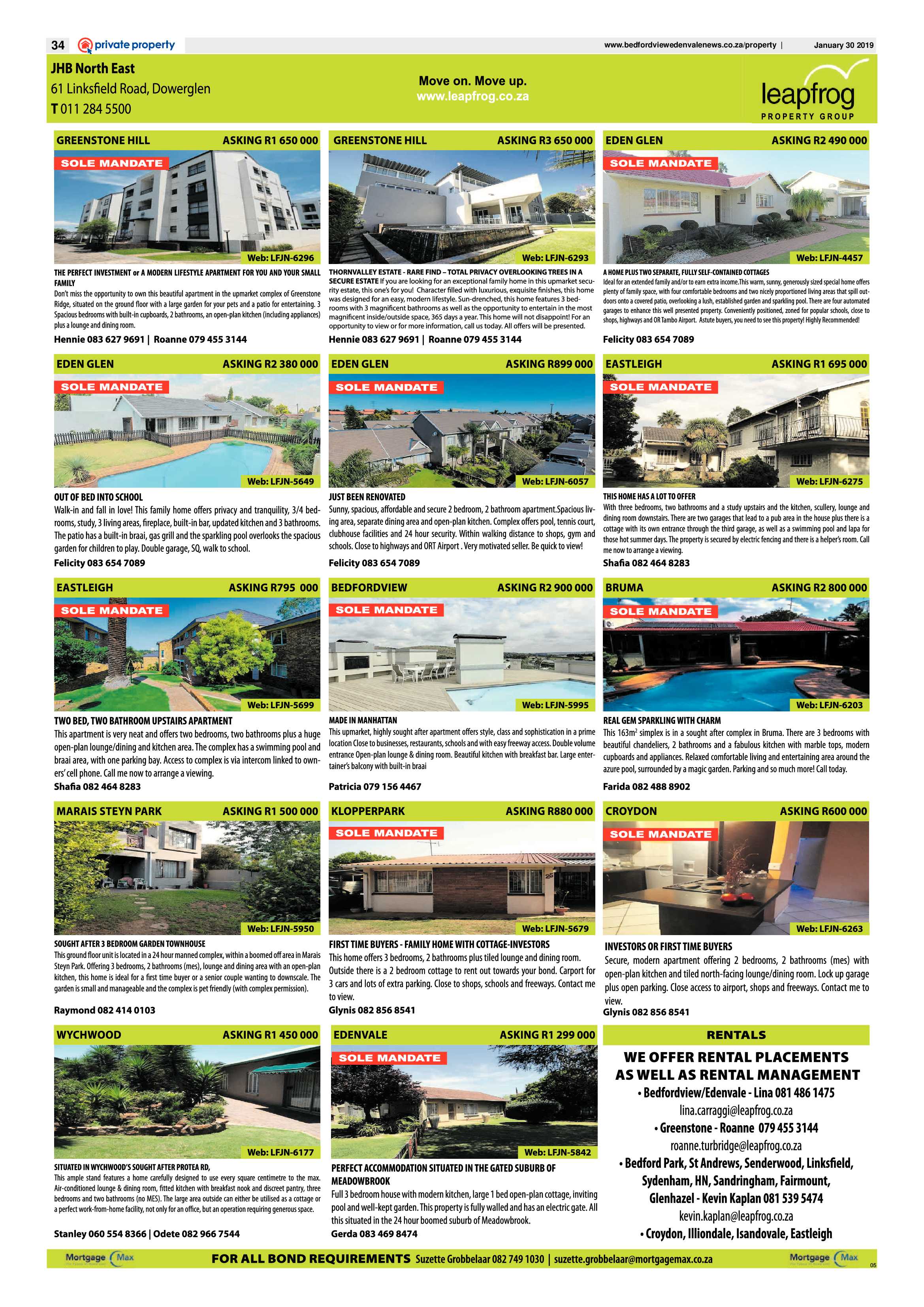 Bedfordview and Edenvale News 30 January 2019 page 34