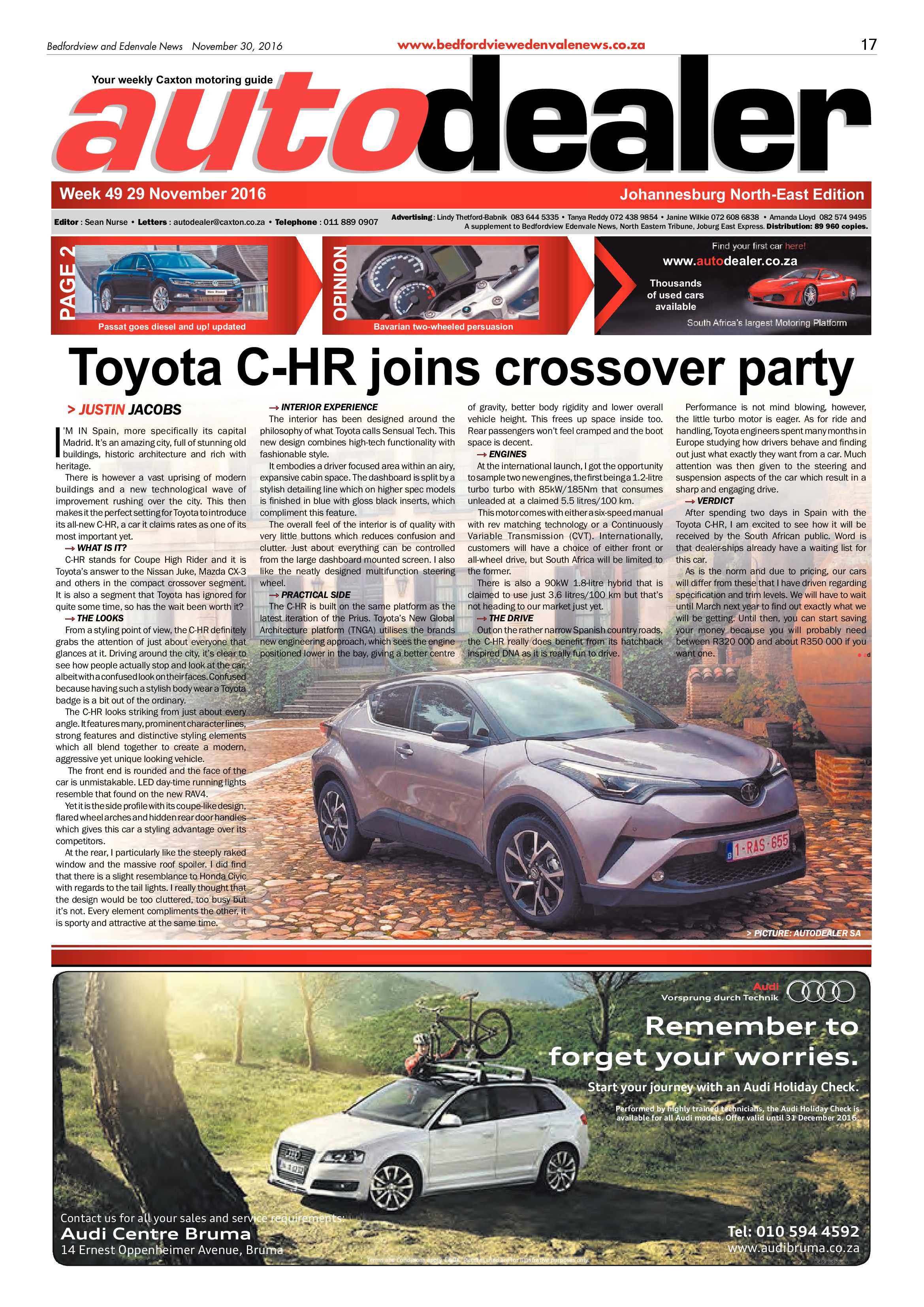 Bedfordview and Edenvale News 30 November 2016 page 17