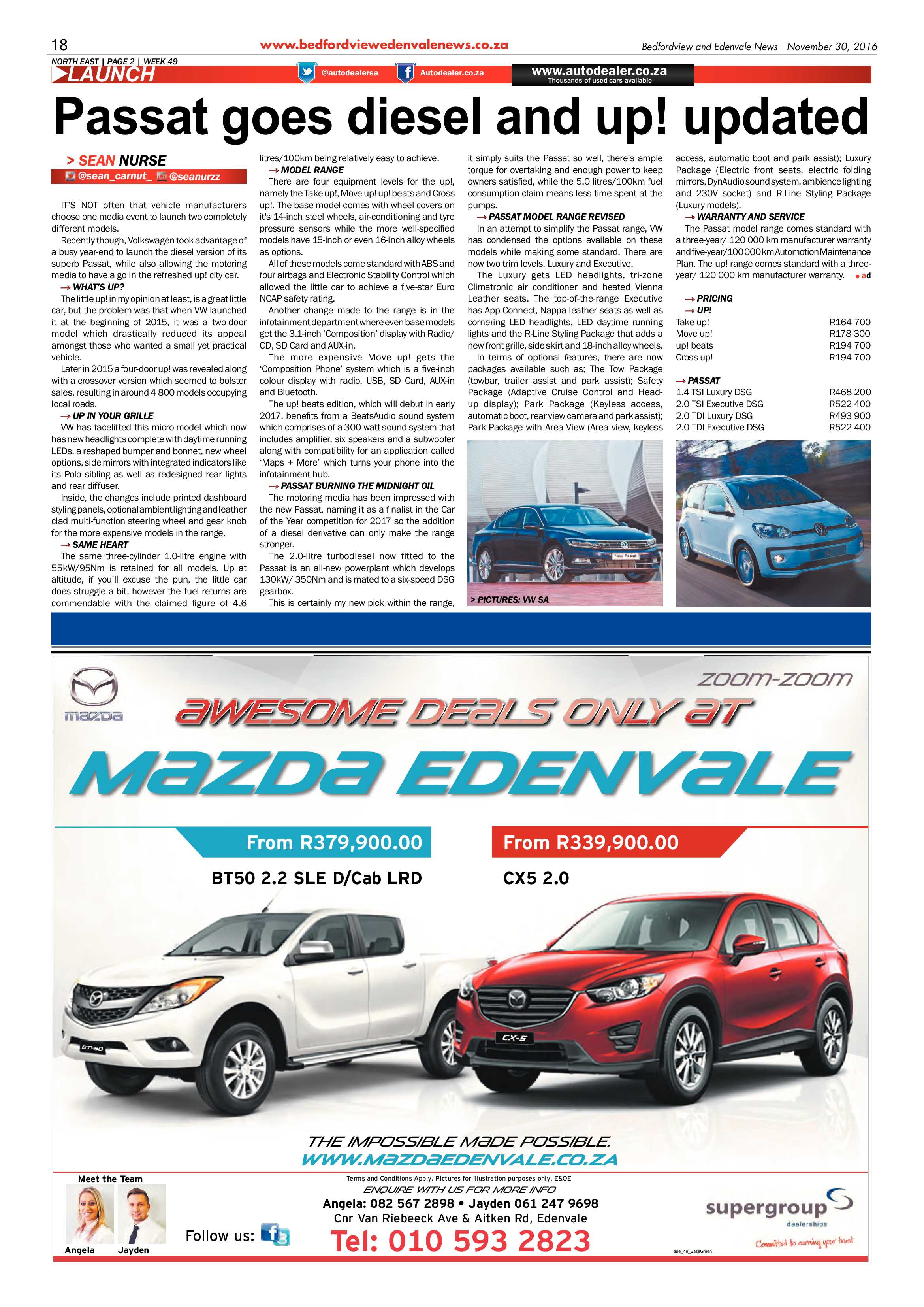 Bedfordview and Edenvale News 30 November 2016 page 18