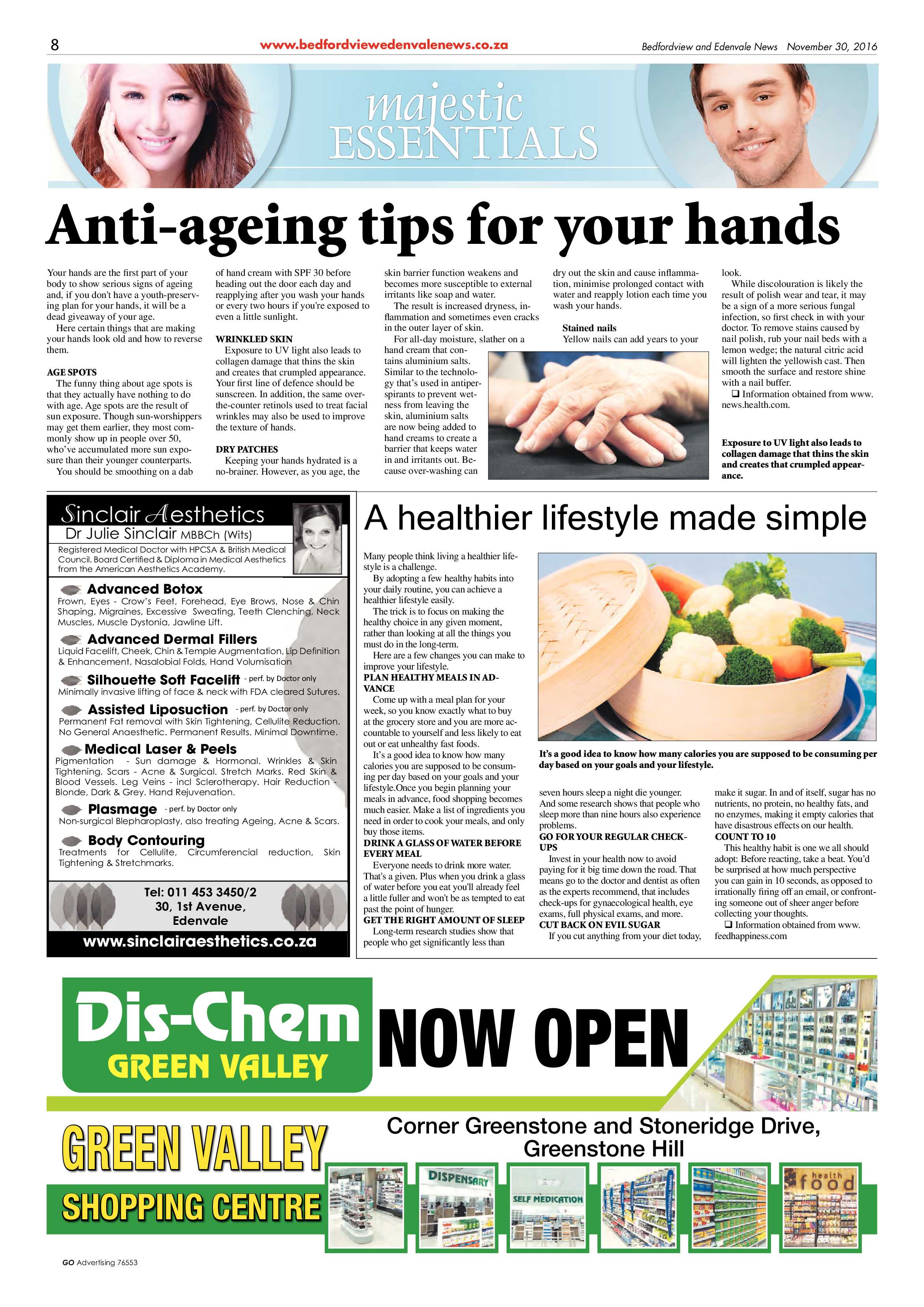 Bedfordview and Edenvale News 30 November 2016 page 8