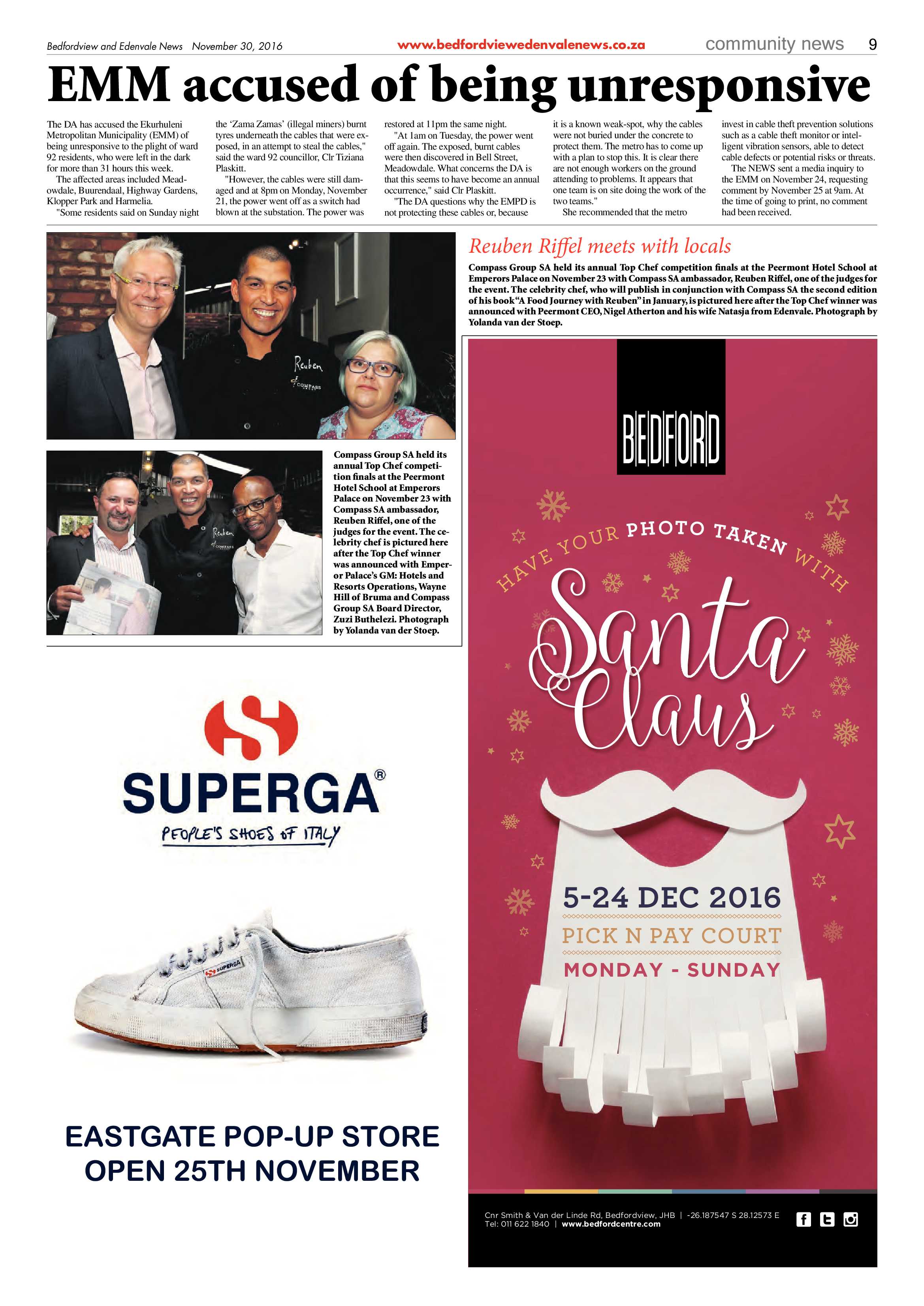 Bedfordview and Edenvale News 30 November 2016 page 9