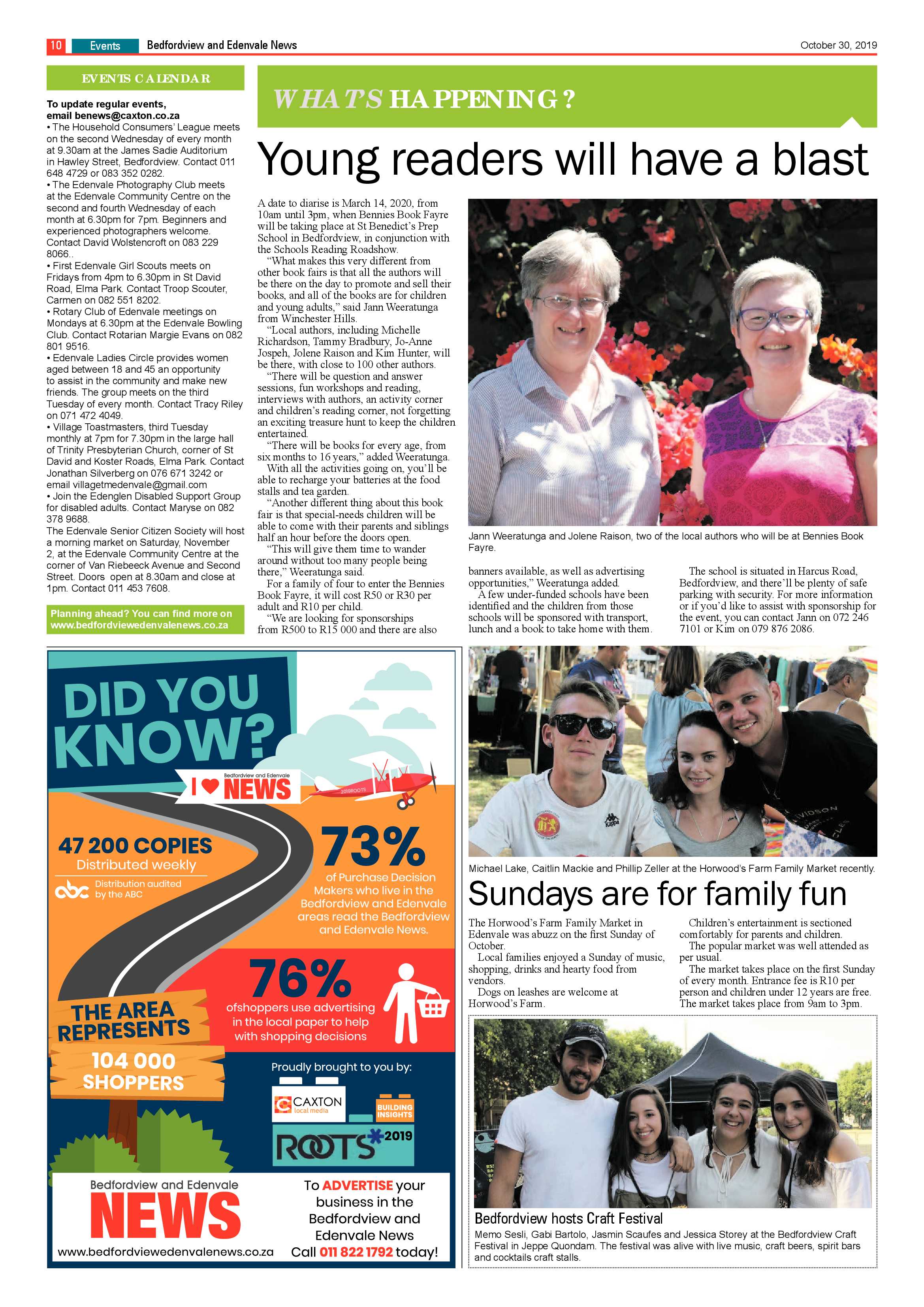 Bedfordview and Edenvale News 30 October 2019 page 10