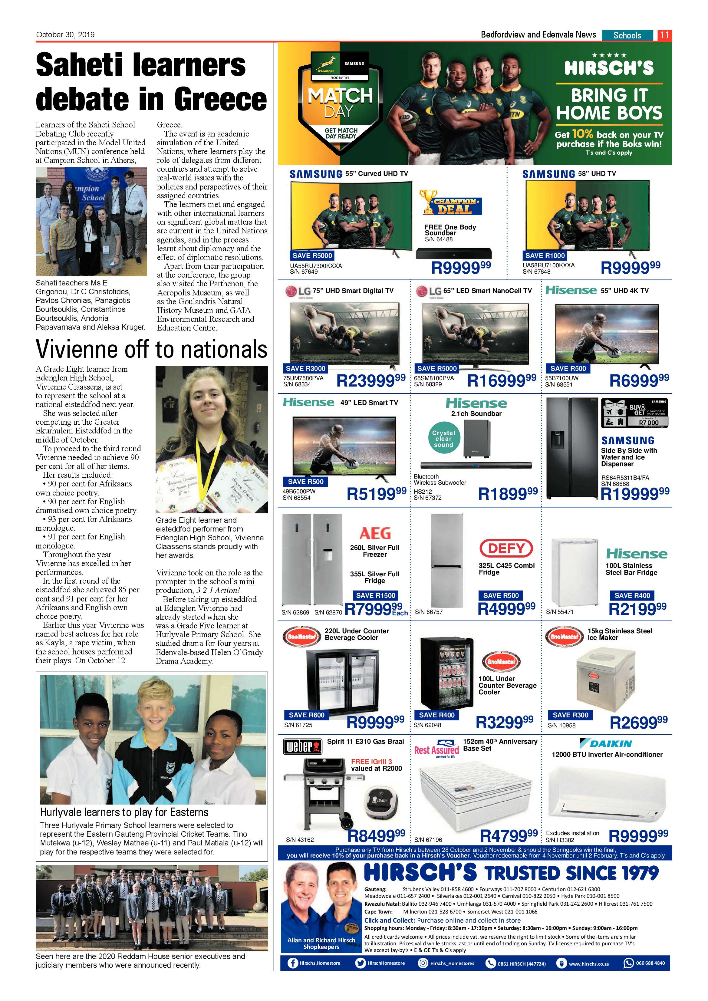 Bedfordview and Edenvale News 30 October 2019 page 11
