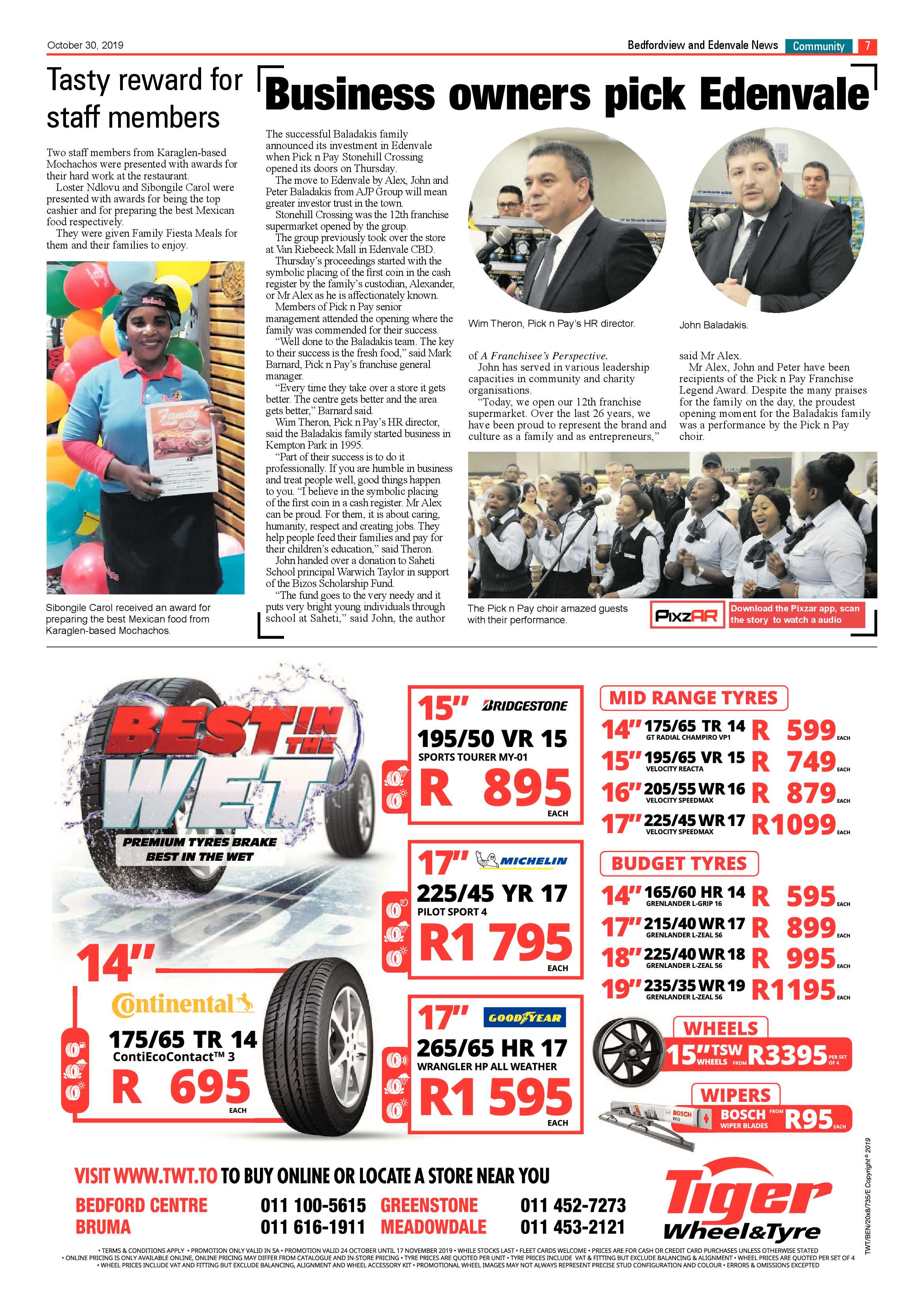 Bedfordview and Edenvale News 30 October 2019 page 7