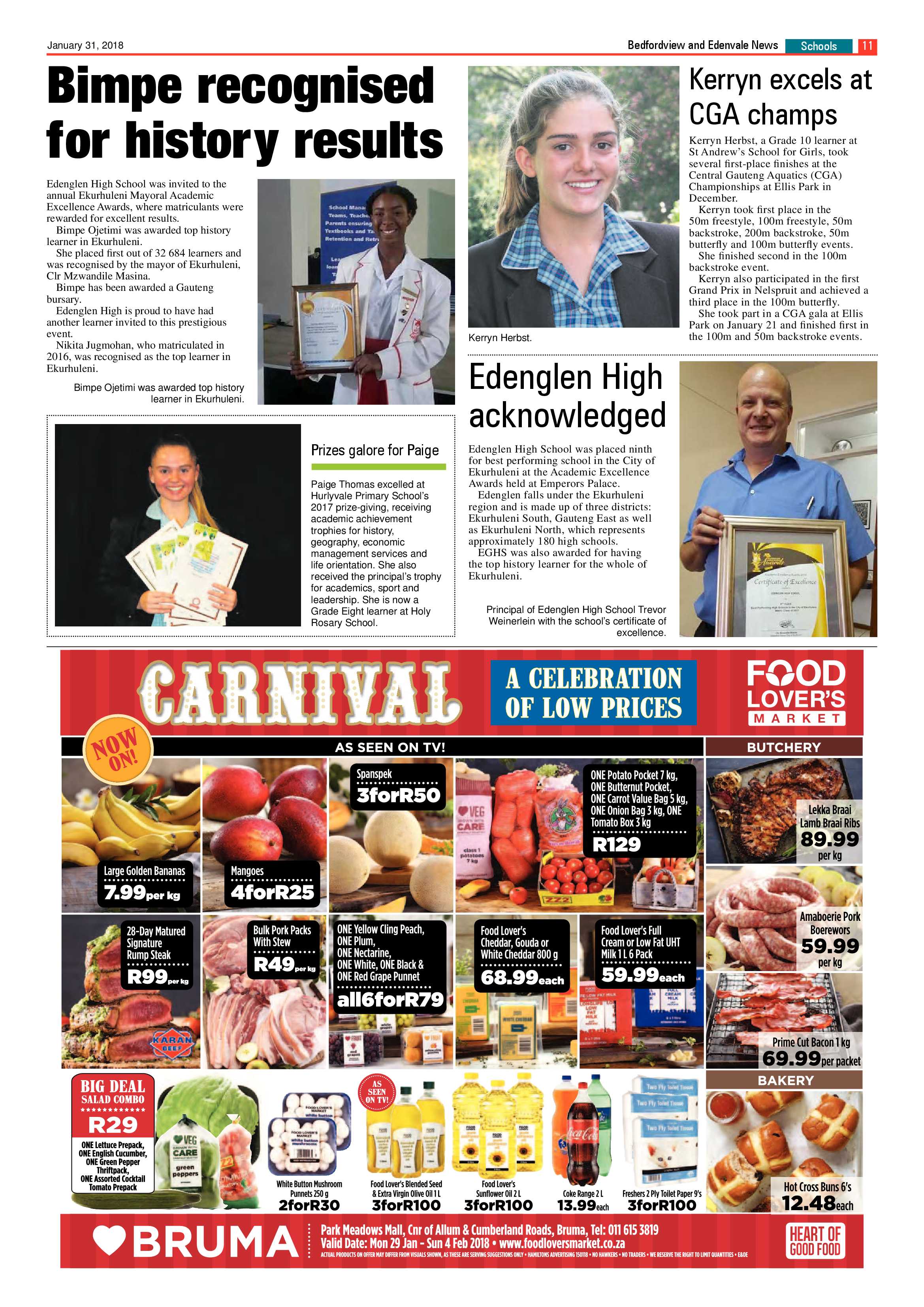 Bedfordview and Edenvale News 31 January 2018 page 11
