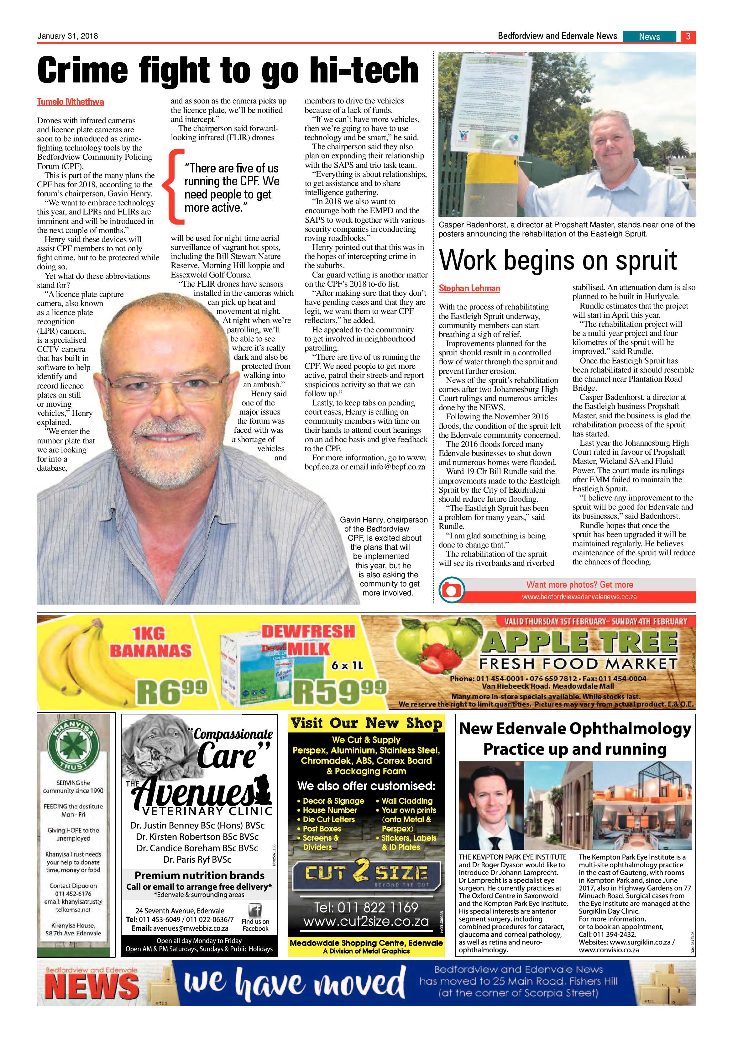 Bedfordview and Edenvale News 31 January 2018 page 3