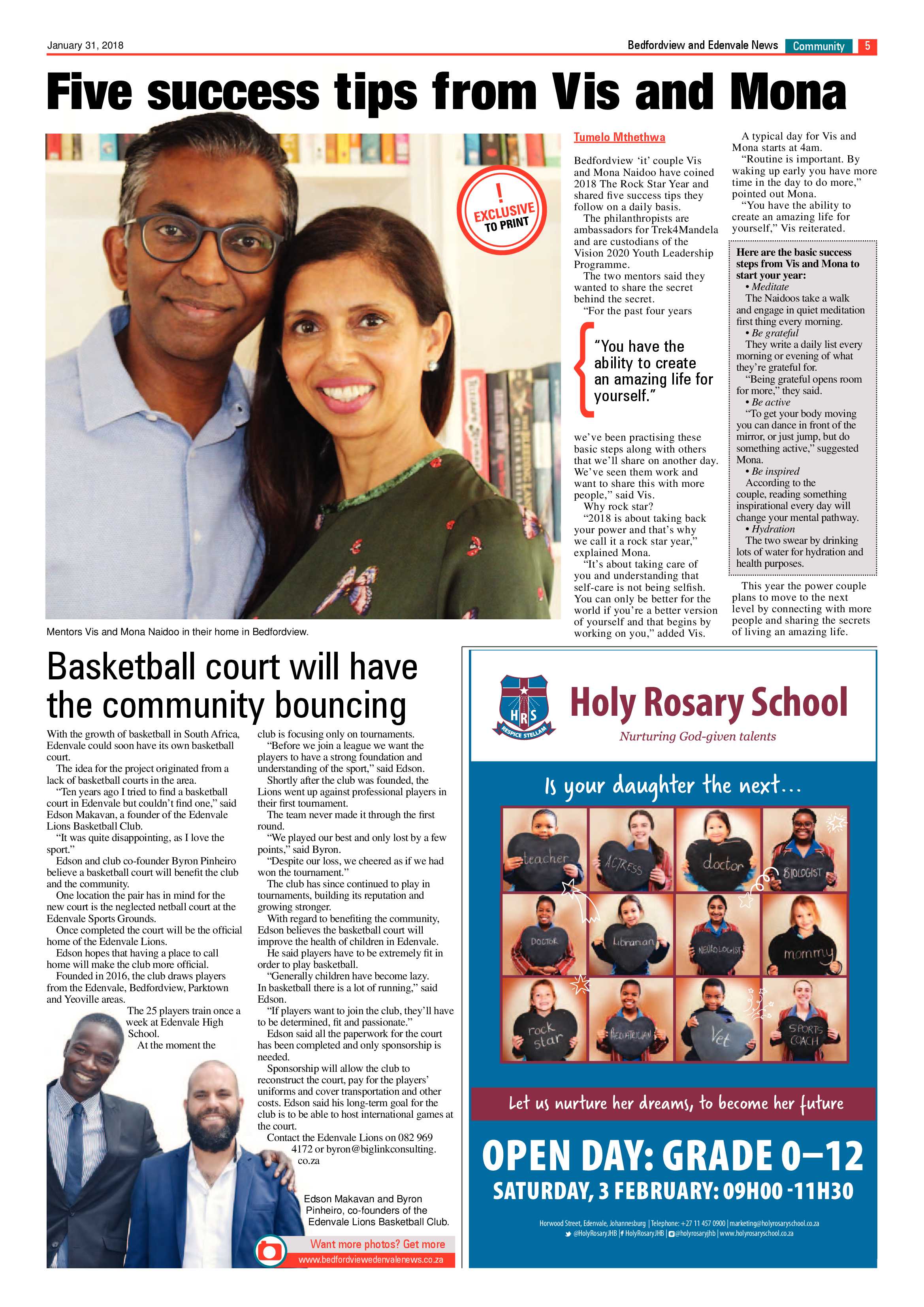 Bedfordview and Edenvale News 31 January 2018 page 5
