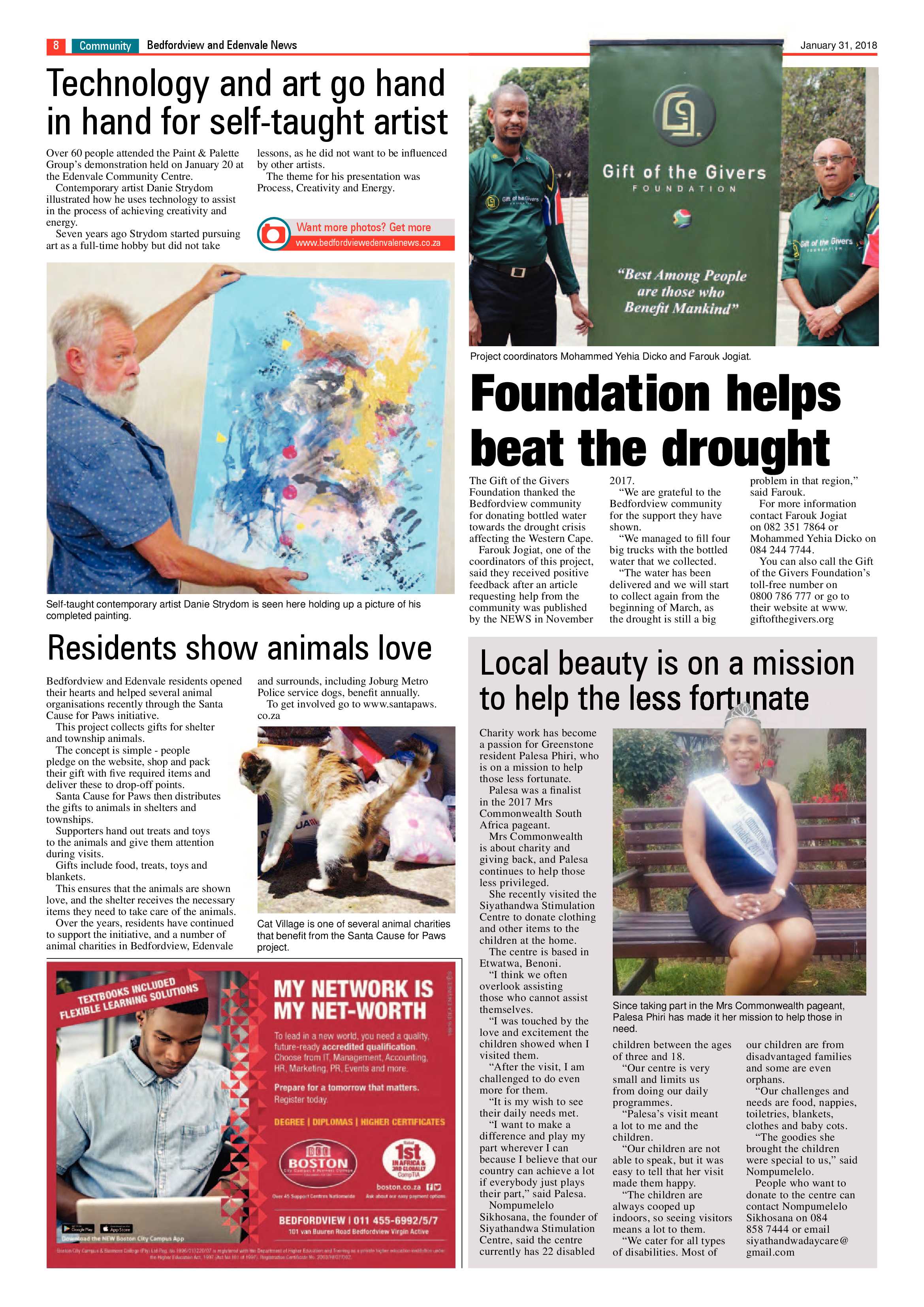 Bedfordview and Edenvale News 31 January 2018 page 8