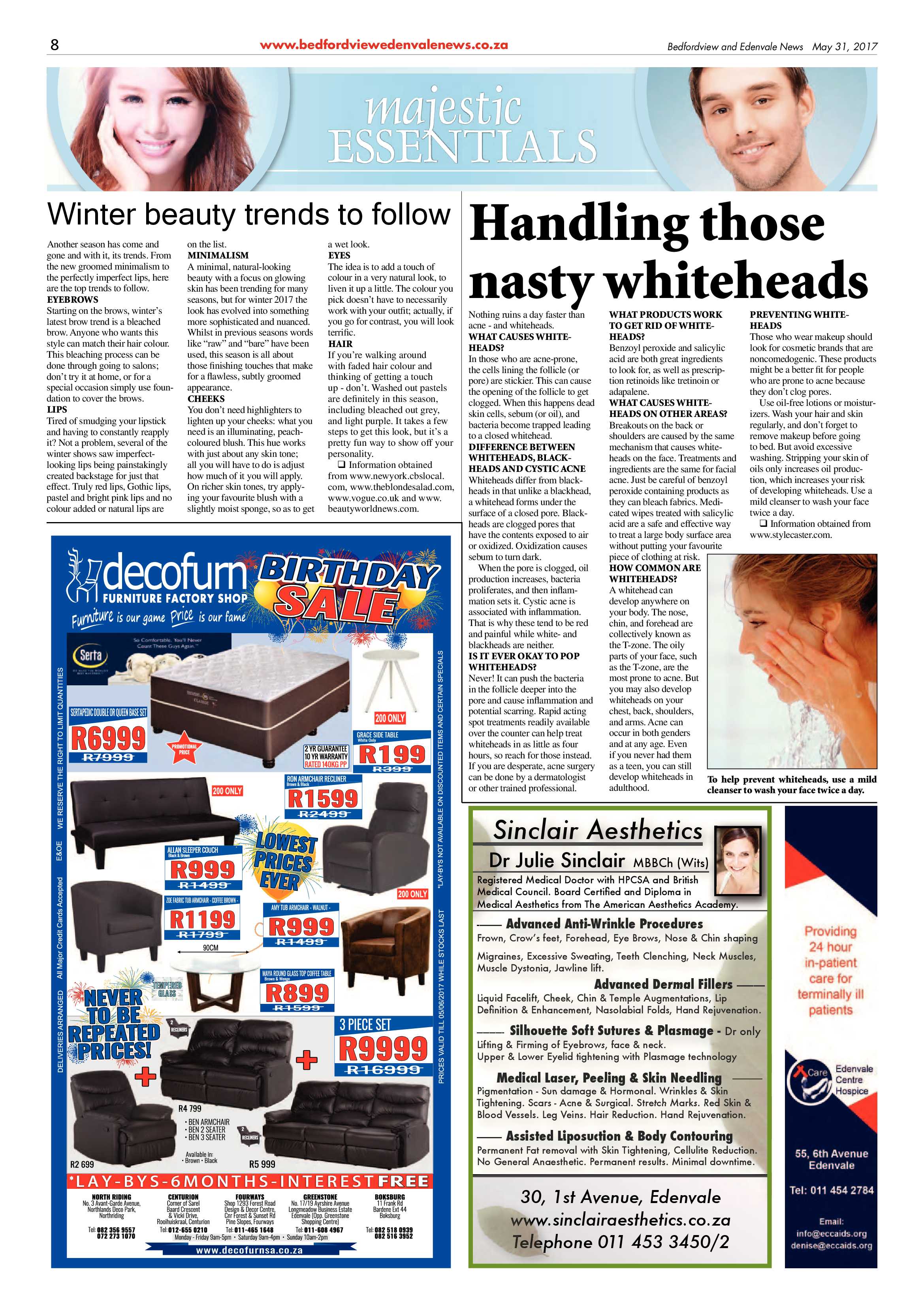 Bedfordview and Edenvale News 31 May 2017 page 8
