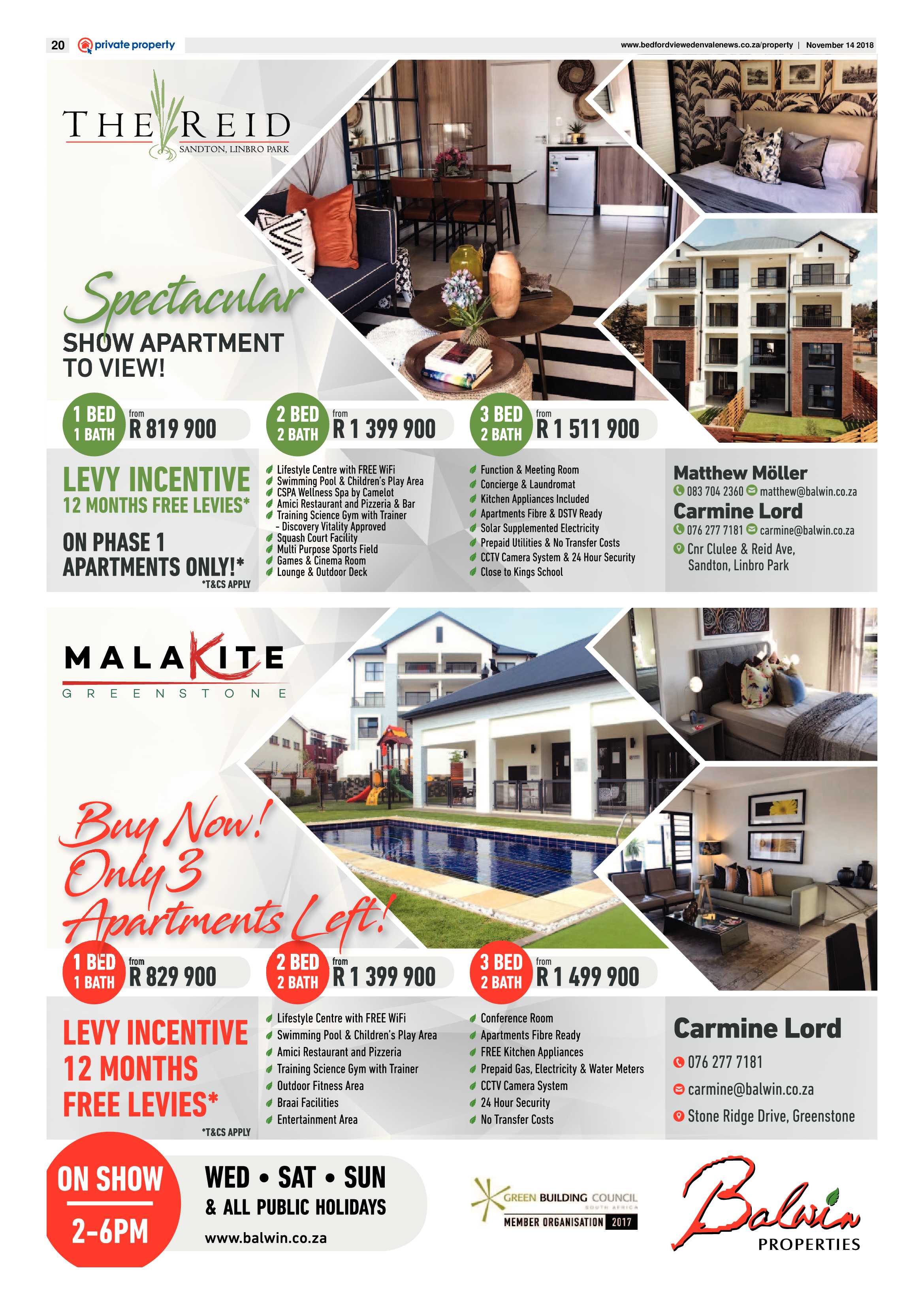 Bedfordview and Edenvale news 14 November 2018 page 20