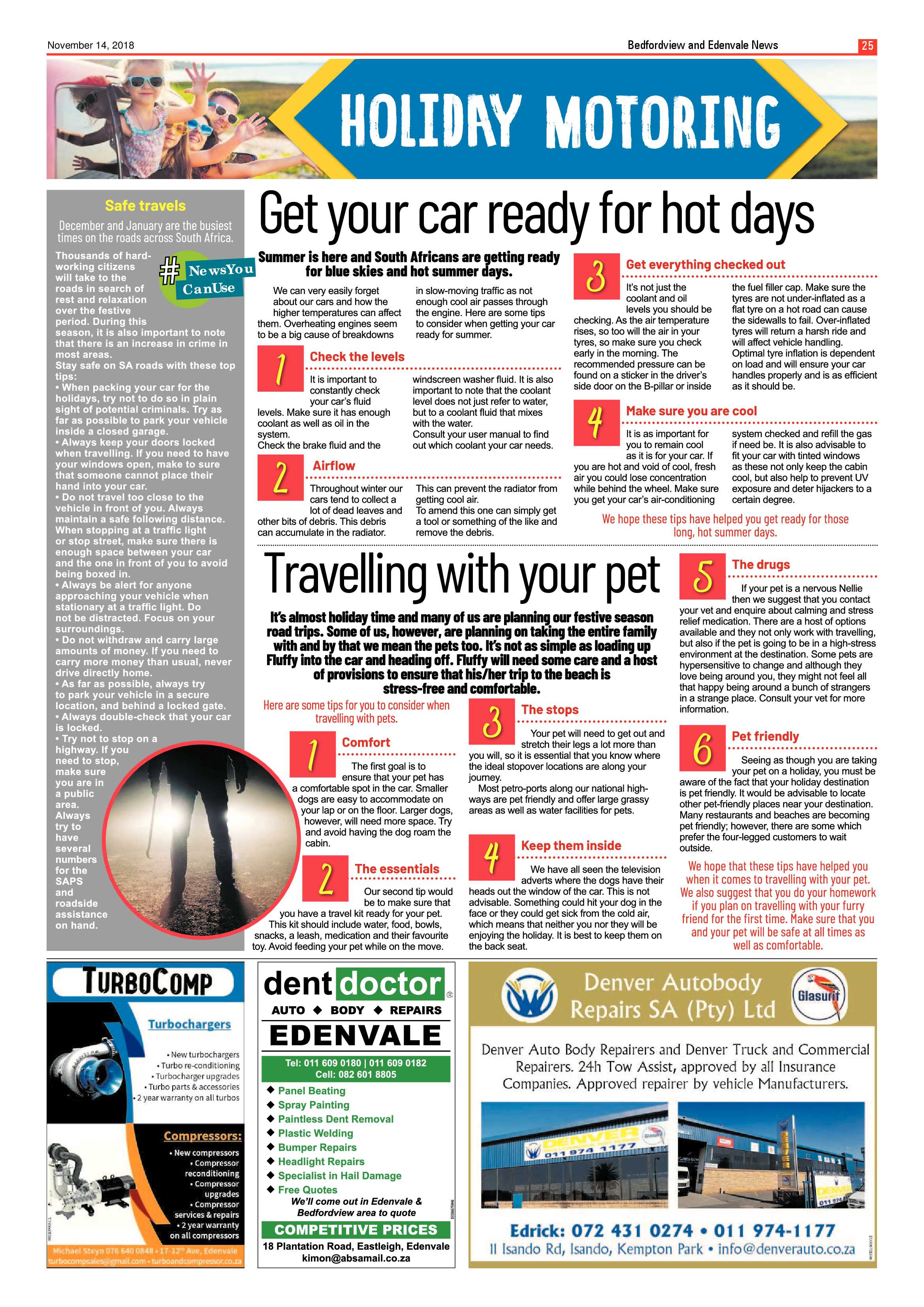 Bedfordview and Edenvale news 14 November 2018 page 25