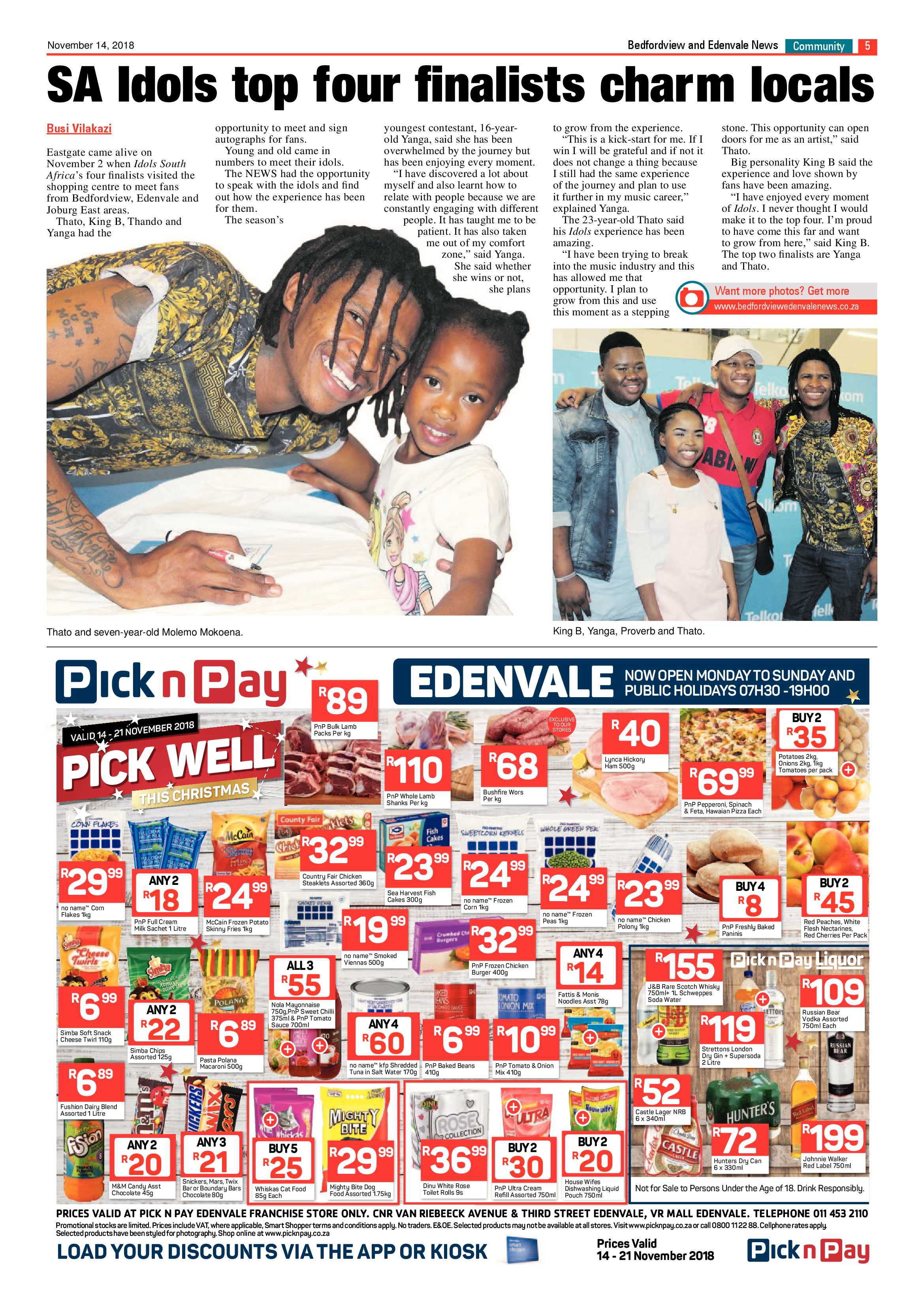 Bedfordview and Edenvale news 14 November 2018 page 5