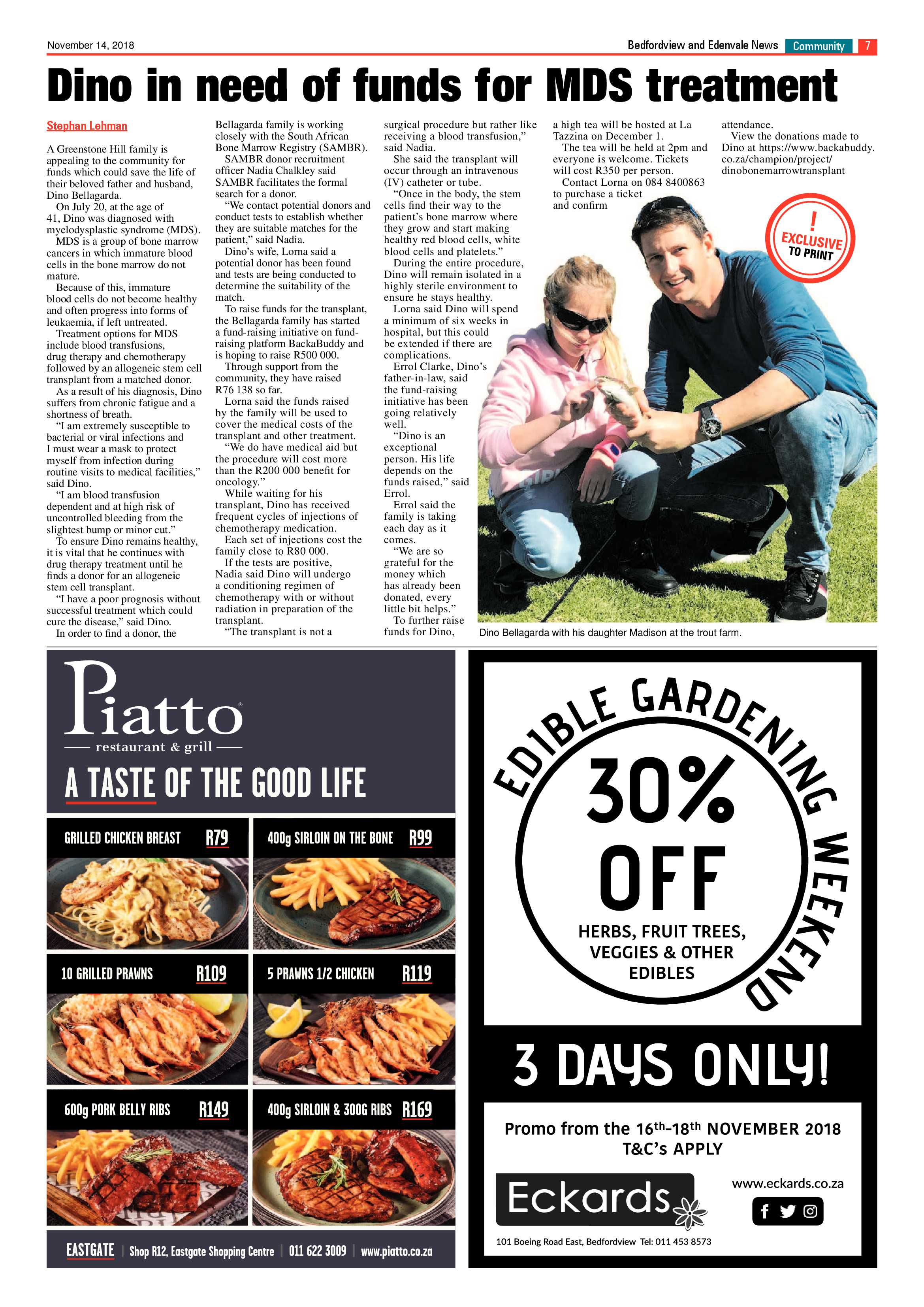 Bedfordview and Edenvale news 14 November 2018 page 7