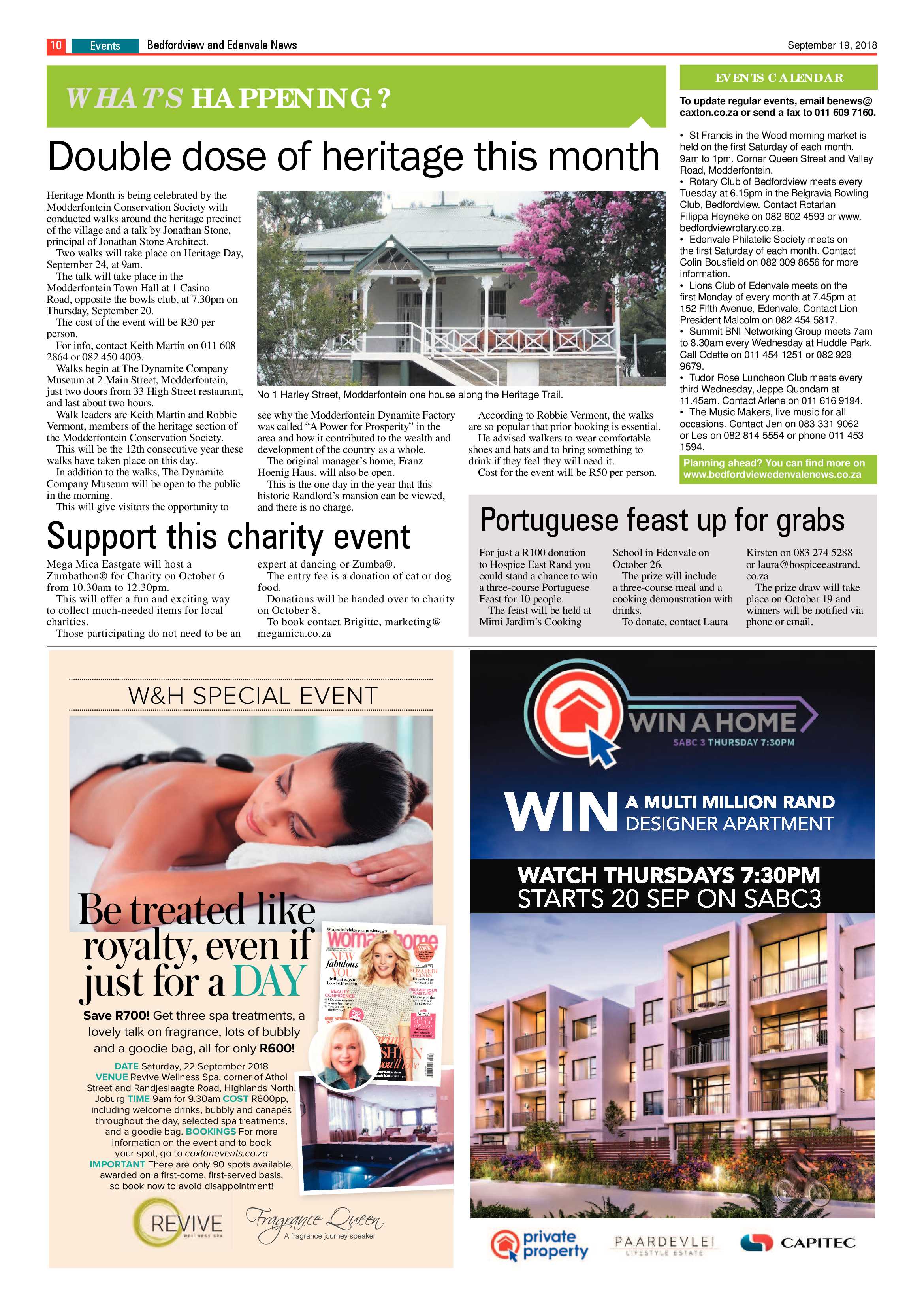 Bedfordview and Edenvale news 19 September 2018 page 10
