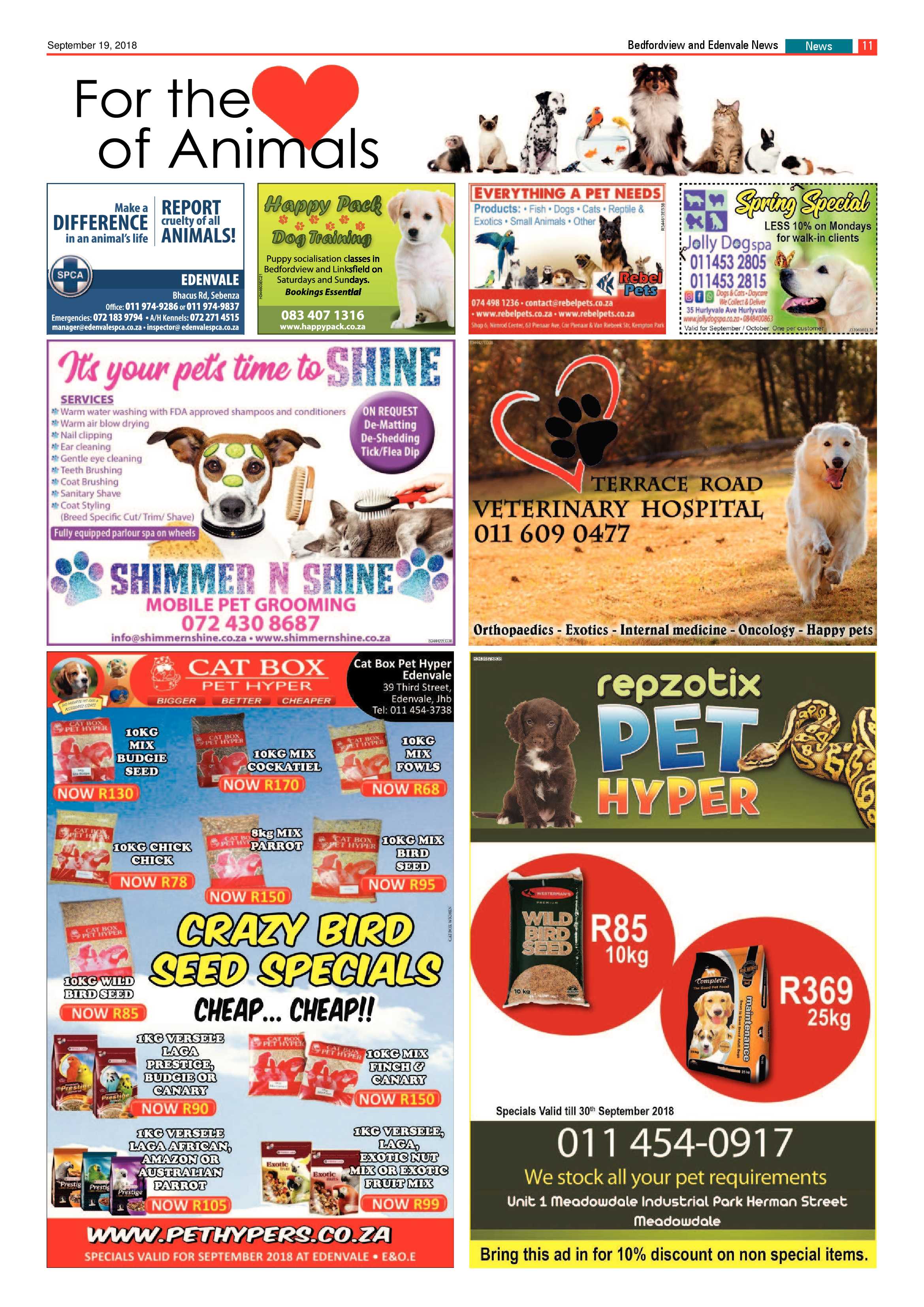 Bedfordview and Edenvale news 19 September 2018 page 11