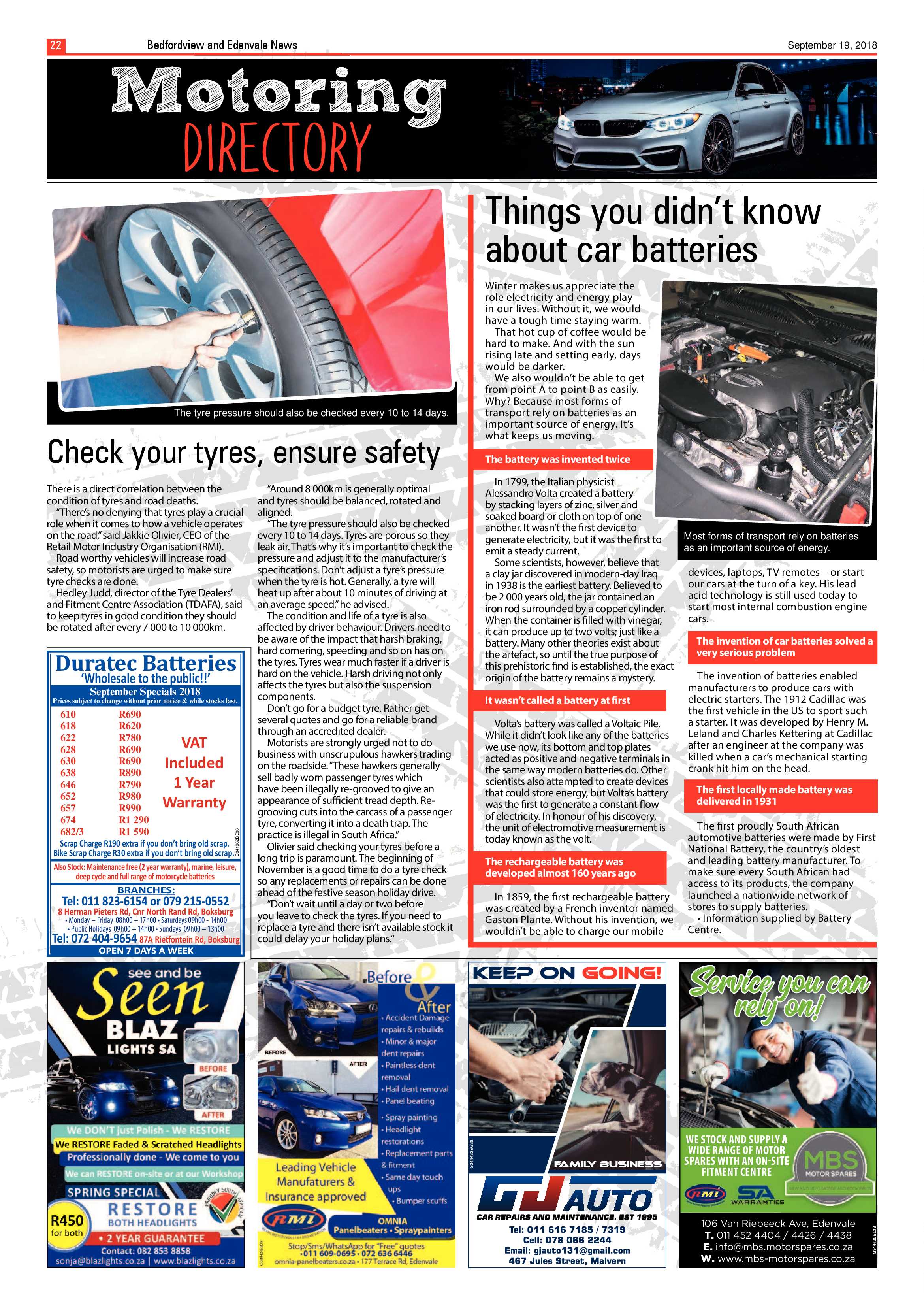 Bedfordview and Edenvale news 19 September 2018 page 22